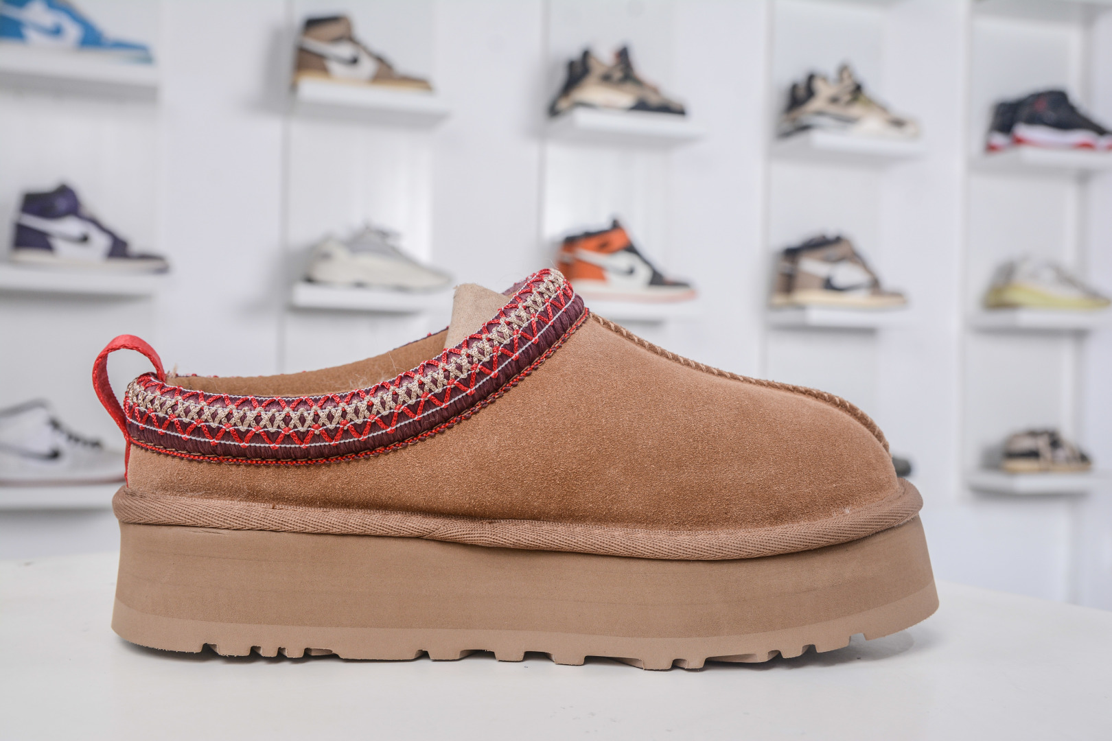 UGG Women's Tazz Mule Slipper - Chestnut Suede with Platform Sole 3 cmp i1758908950766 5179 0 2