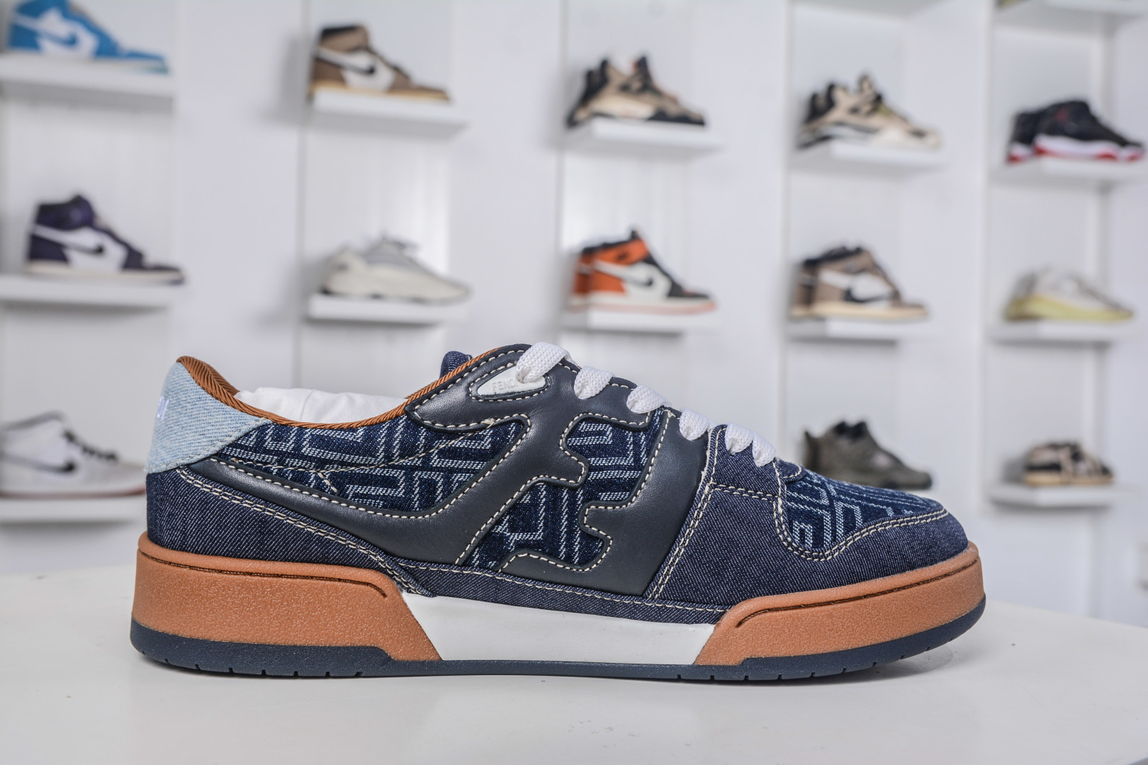 Fendi Match Low-Top Sneakers - Round Toe, Thick Sole, Couple Casual Shoes 4 cmp i1758909003273 2192 0 2