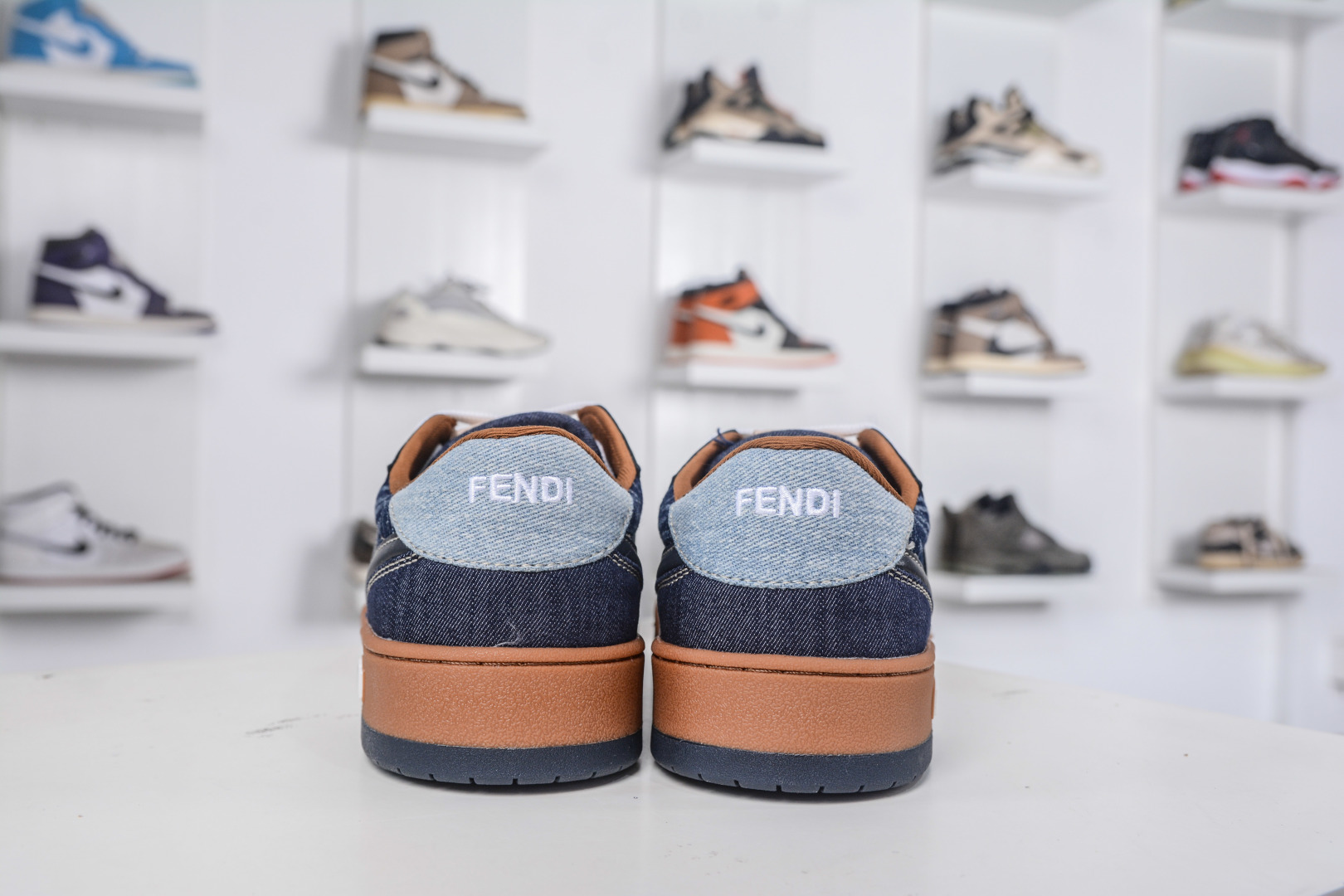 Fendi Match Low-Top Sneakers - Round Toe, Thick Sole, Couple Casual Shoes 3 cmp i1758909004884 2867 0 1