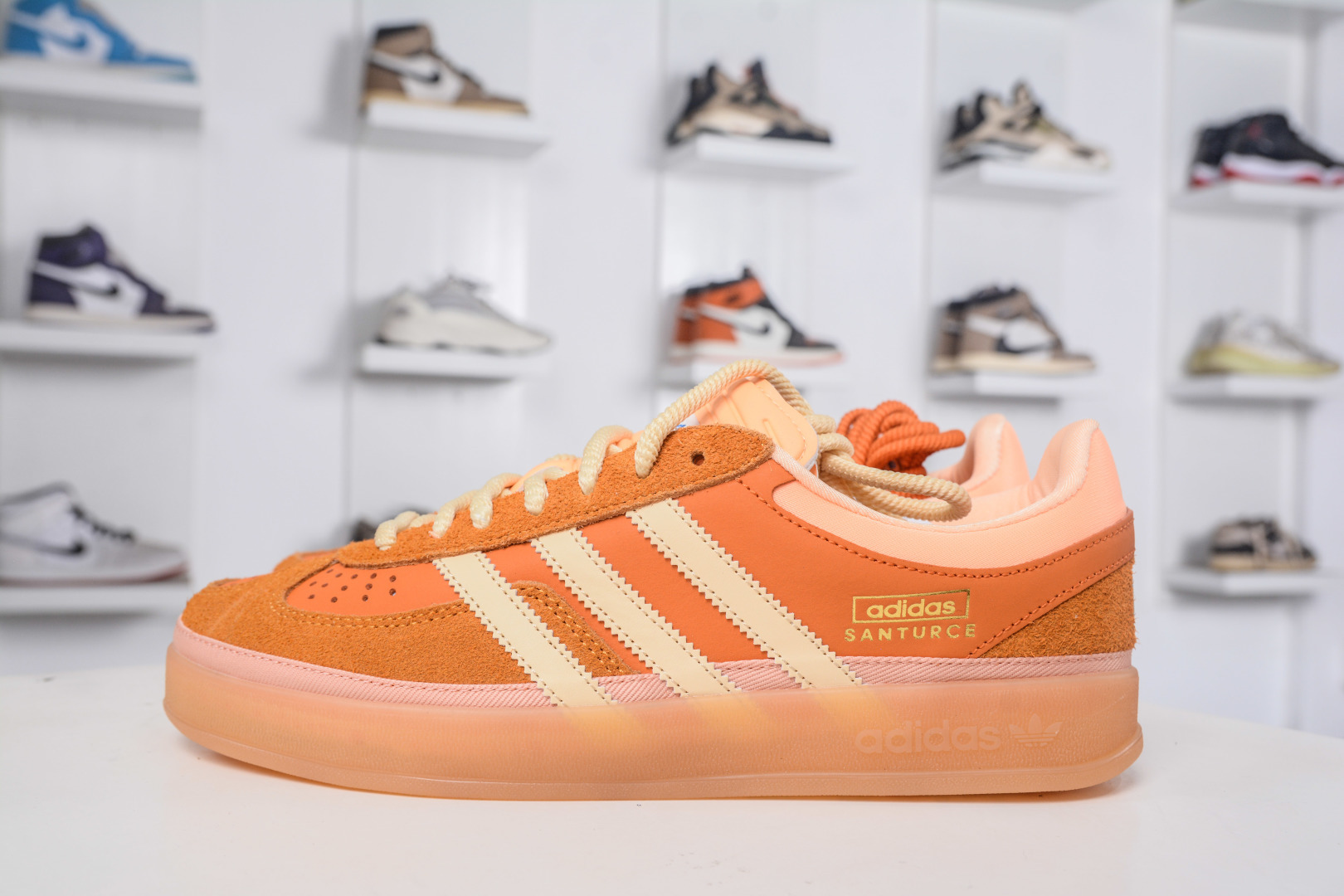 230 top纯原 Bad Bunny x adidas originals GAZELLE INDOOR 橙色 JS5050