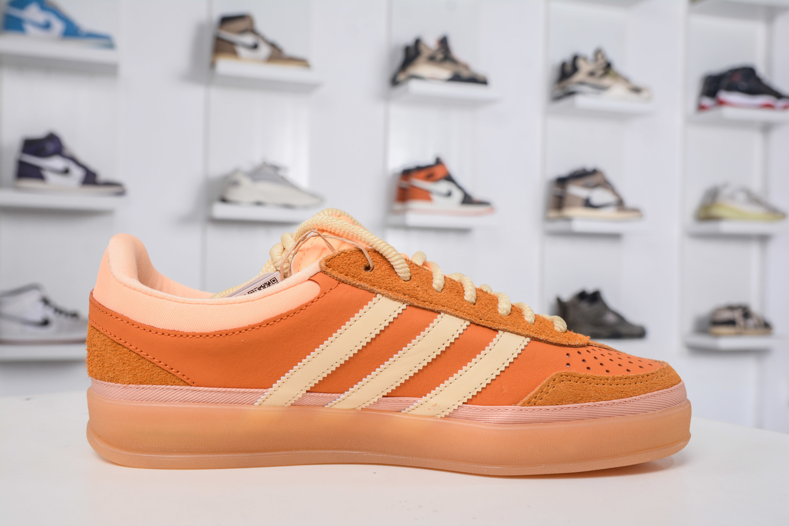230 top纯原 Bad Bunny x adidas originals GAZELLE INDOOR 橙色 JS5050