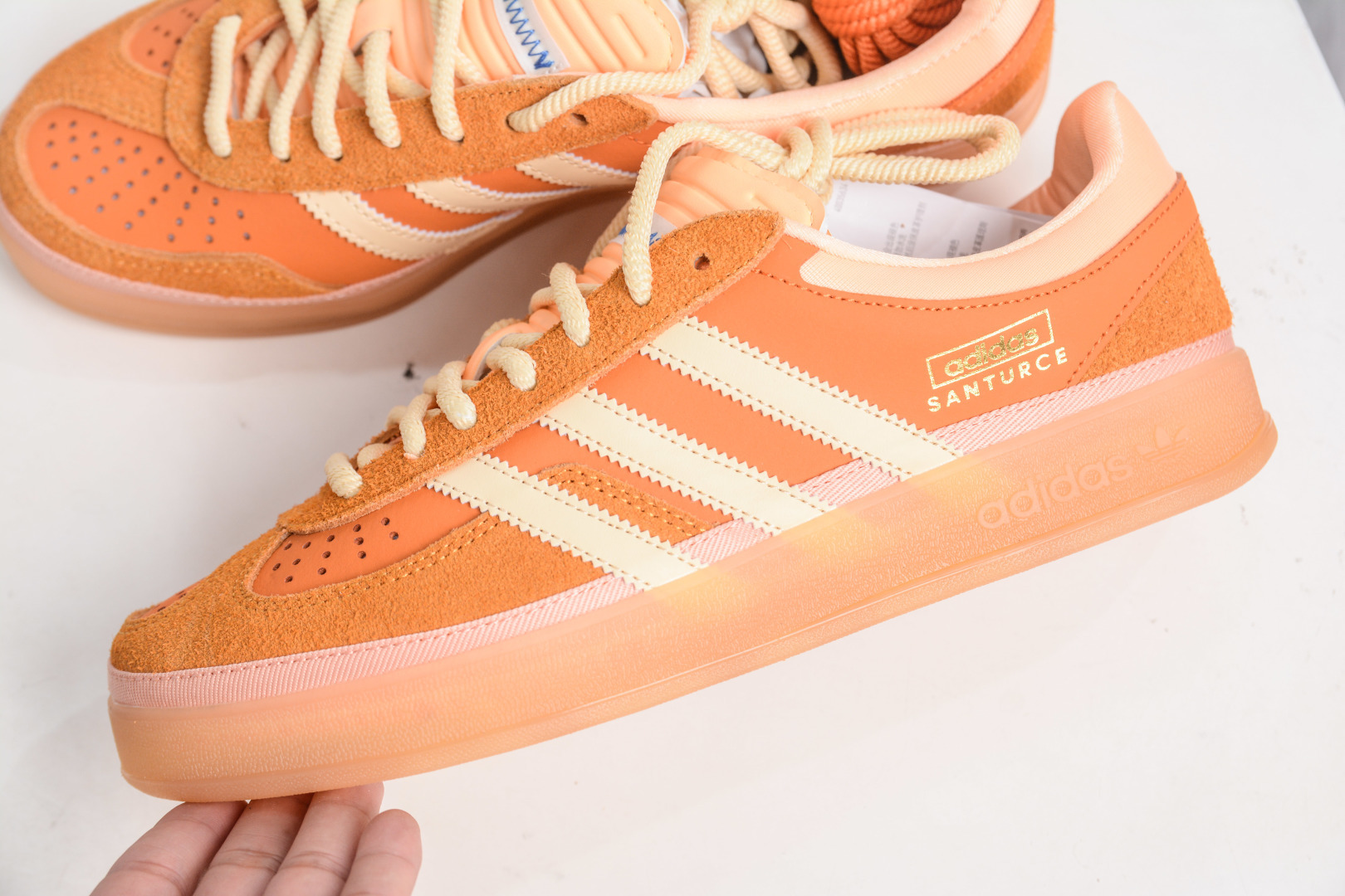 230 top纯原 Bad Bunny x adidas originals GAZELLE INDOOR 橙色 JS5050