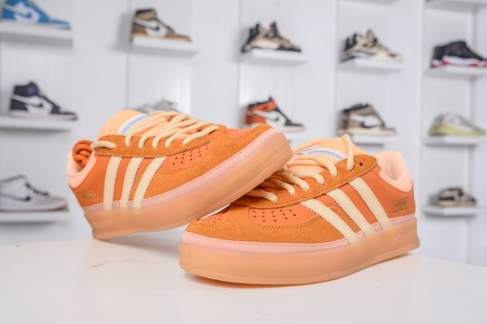 230 top纯原 Bad Bunny x adidas originals GAZELLE INDOOR 橙色 JS5050