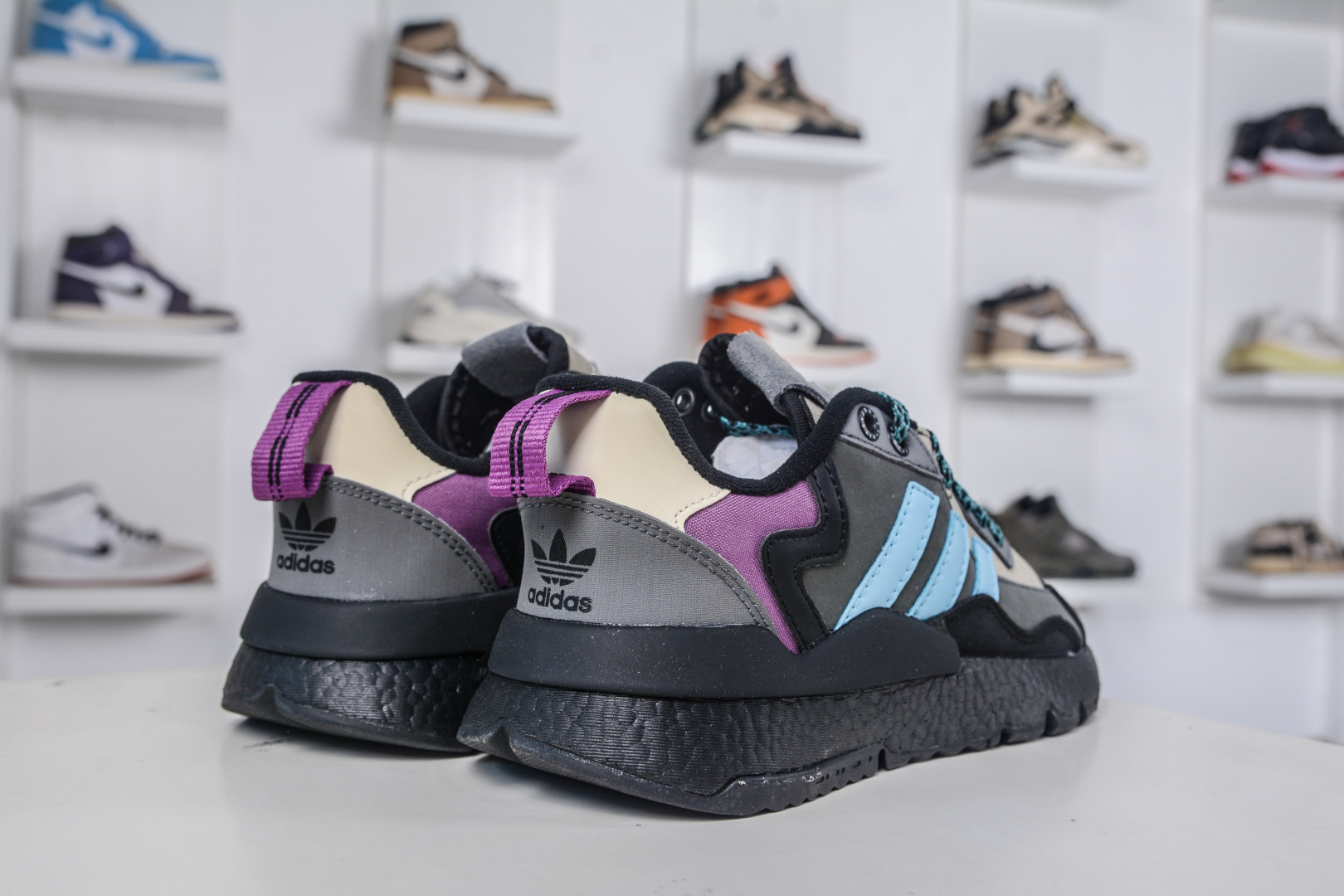 Adidas Originals Nite Jogger Pride Low Top Reflective Retro Running Shoes 7 cmp i1758995132718 8171 0 5