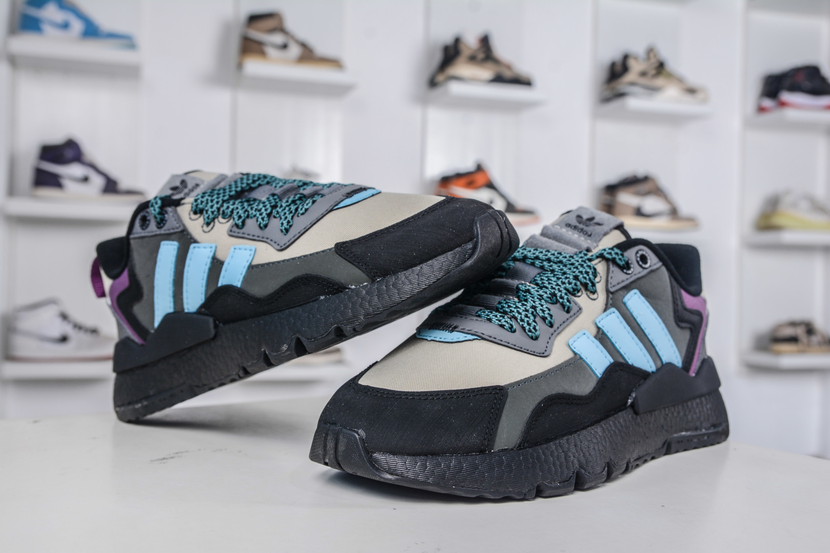Adidas Originals Nite Jogger Pride Low Top Reflective Retro Running Shoes 5 cmp i1758995133700 9292 0 3