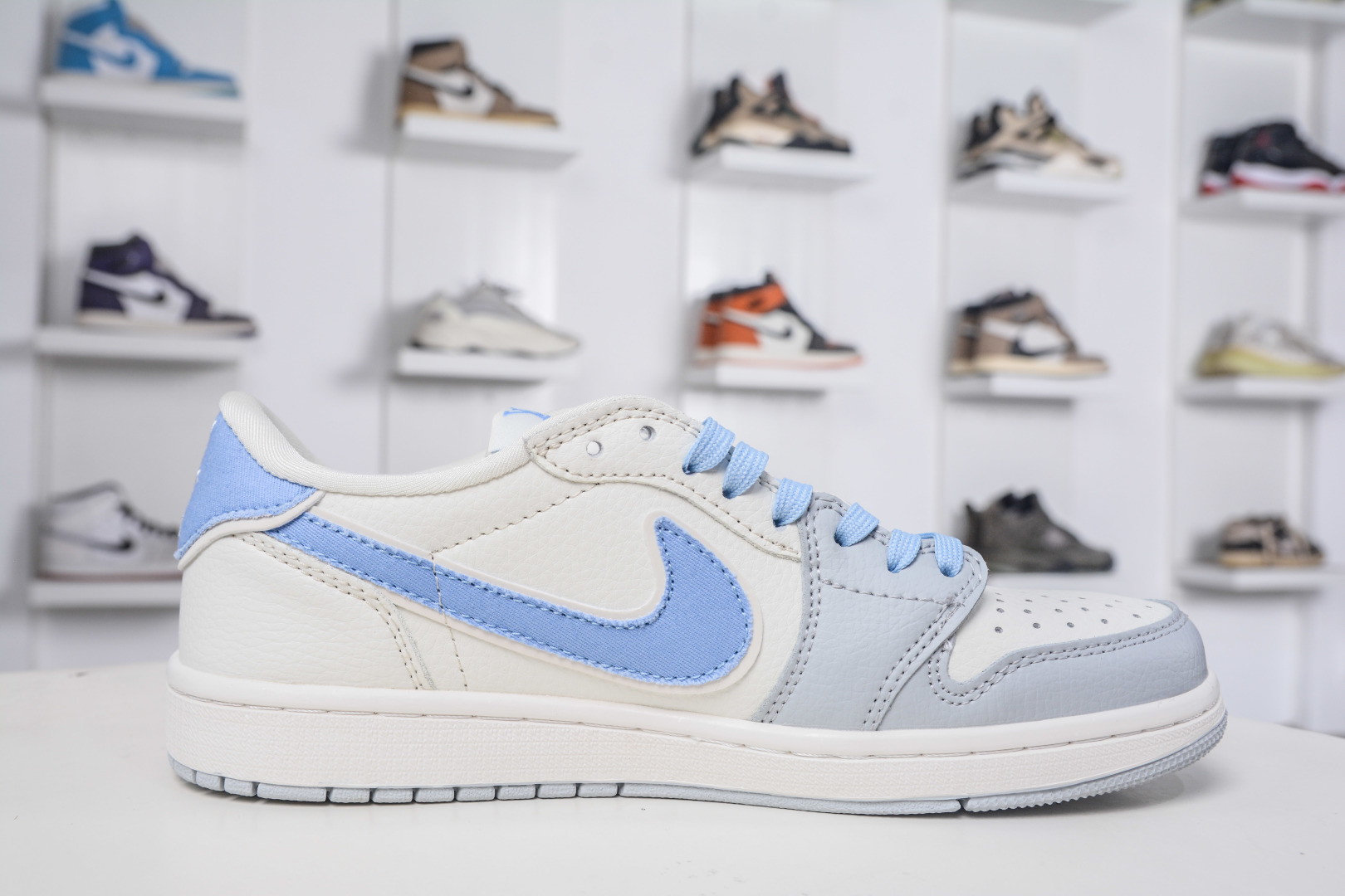 TS x Air Jordan x Louis Vuitton Air Jordan 1 Low - Grey Blue 3 cmp i1758995447656 9095 0 2