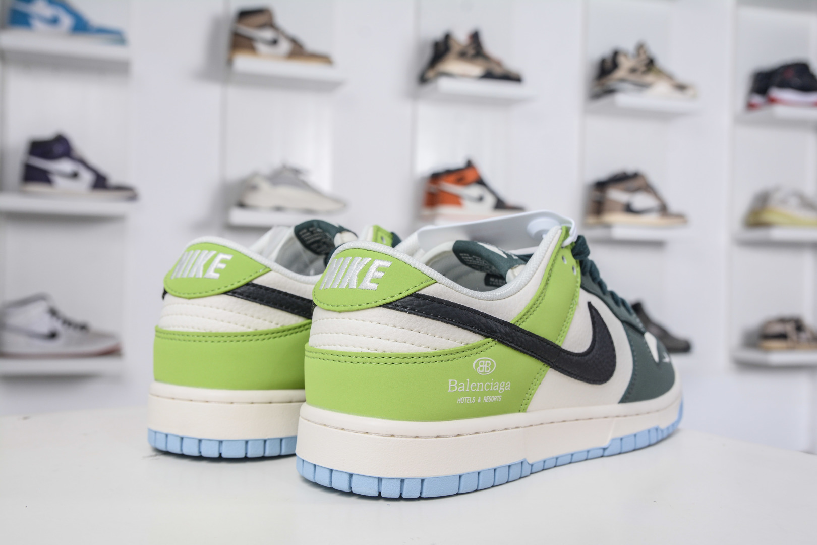 Nike SB Dunk Low x Balenciaga White Green Black,Original Leather Sneakers 6 cmp i1758995607645 7133 0 5