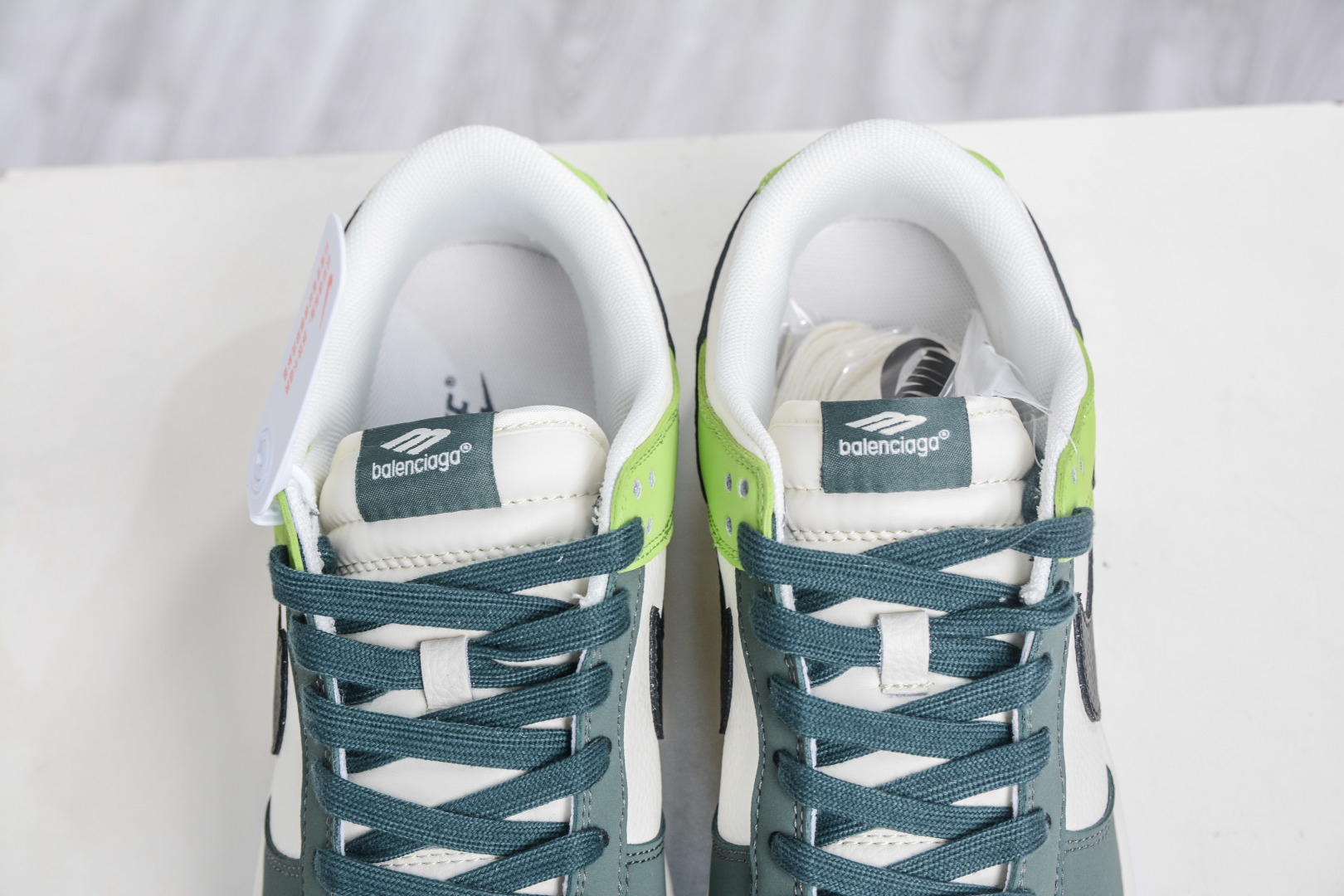 Nike SB Dunk Low x Balenciaga White Green Black,Original Leather Sneakers 8 cmp i1758995607702 3887 0 7