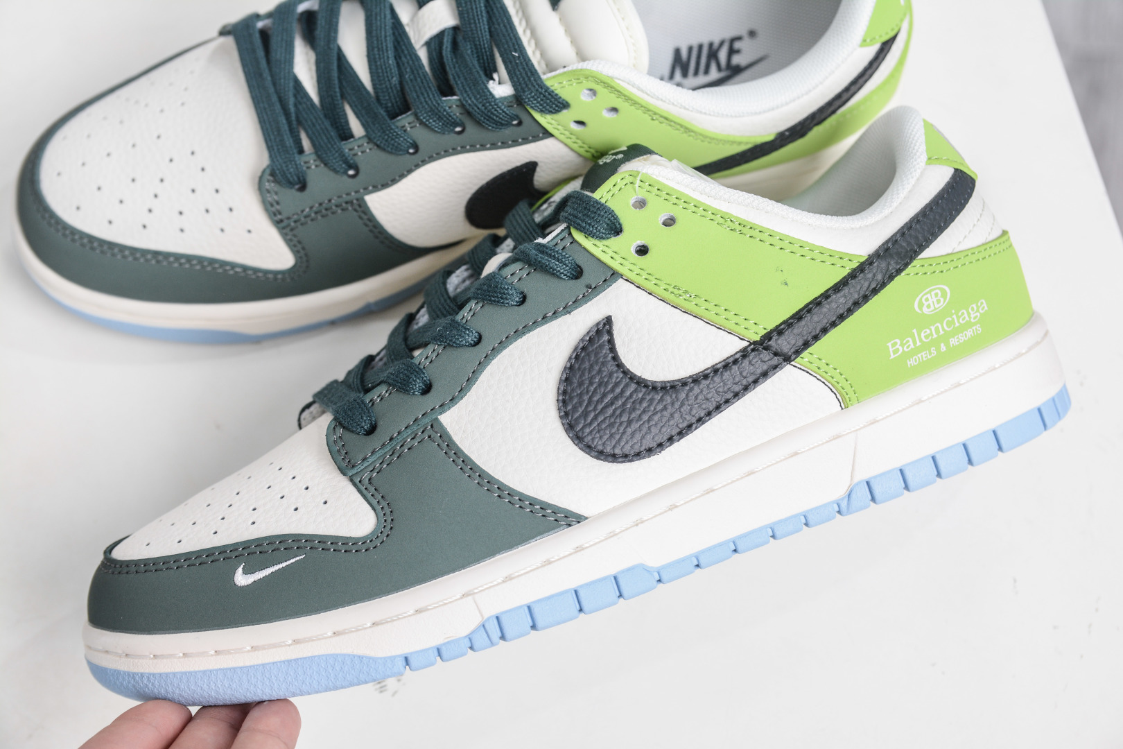 Nike SB Dunk Low x Balenciaga White Green Black,Original Leather Sneakers 7 cmp i1758995607702 4862 0 6