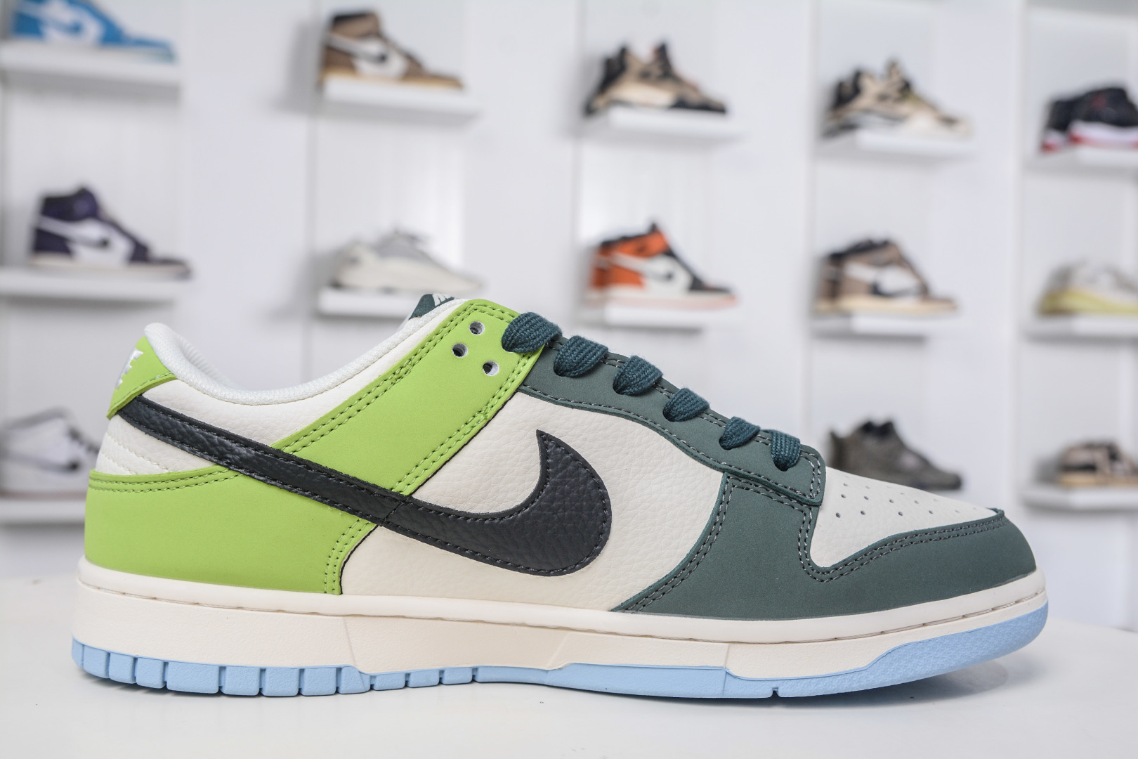 Nike SB Dunk Low x Balenciaga White Green Black,Original Leather Sneakers 3 cmp i1758995607702 8643 0 2