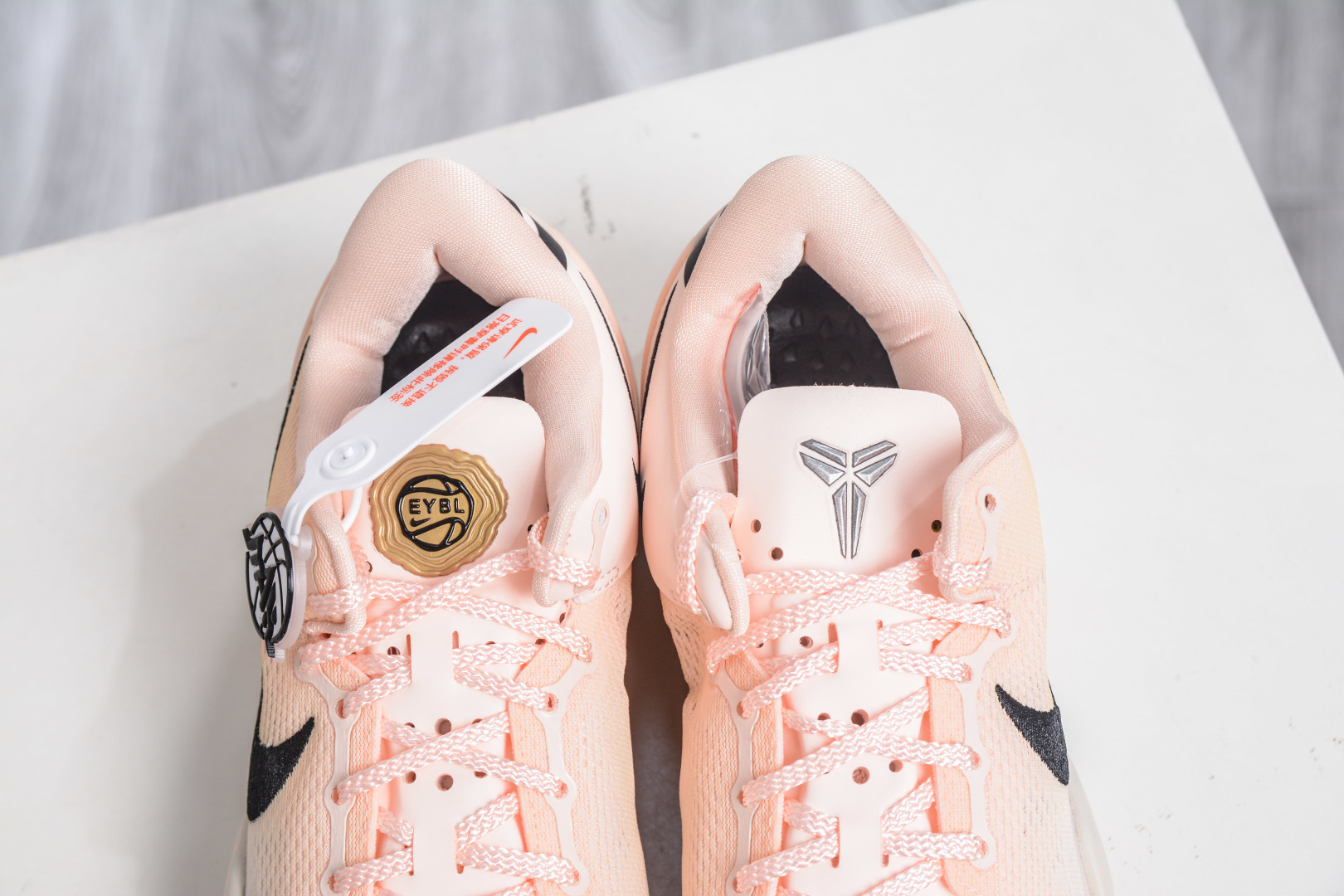 380 灭世版纯原 NK Zoom Kobe 8 ACADEMY P 科比8代 复刻实战运动低帮文化篮球鞋 水蜜桃