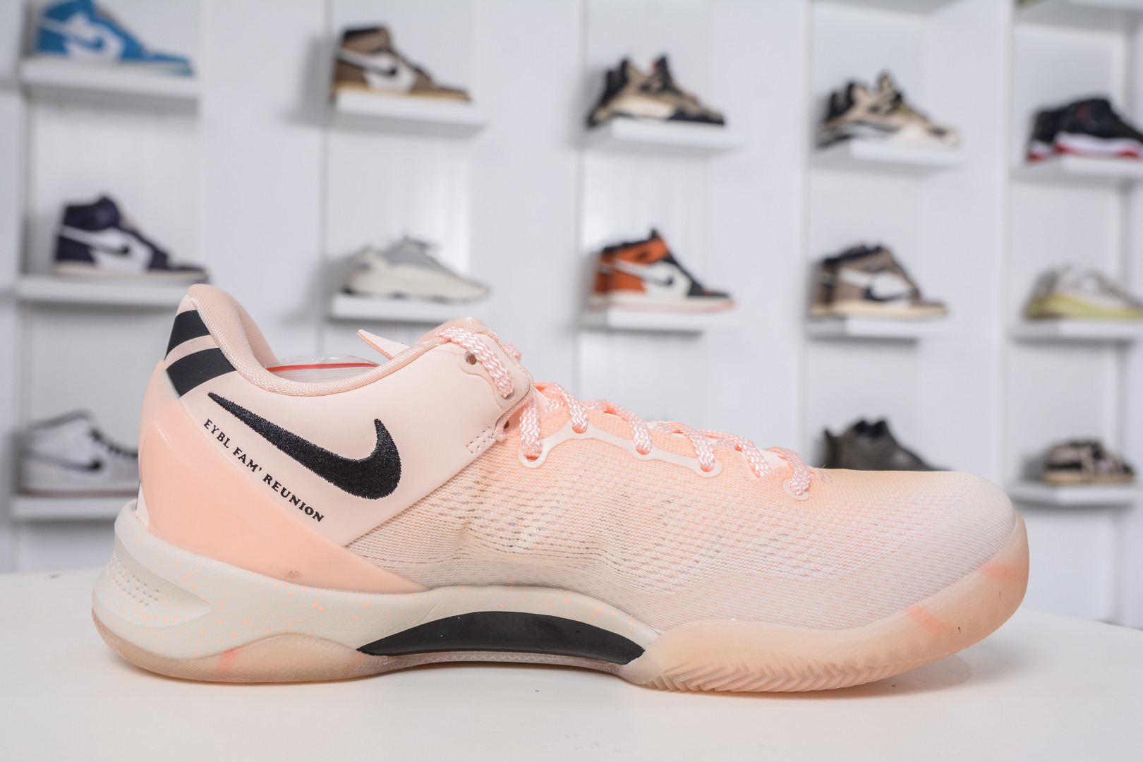 380 灭世版纯原 NK Zoom Kobe 8 ACADEMY P 科比8代 复刻实战运动低帮文化篮球鞋 水蜜桃