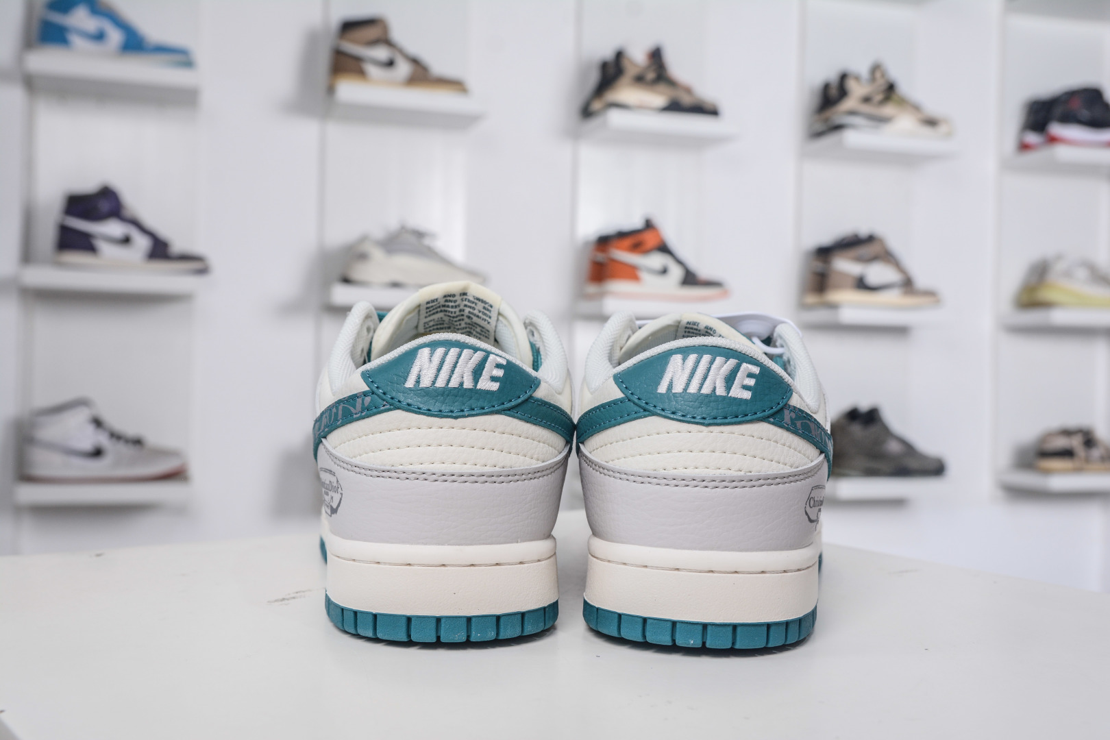 Nike SB Dunk Low x Dior Collab: Premium Grey, White & Green Sneakers 3 cmp i1759601758996 9633 0 1