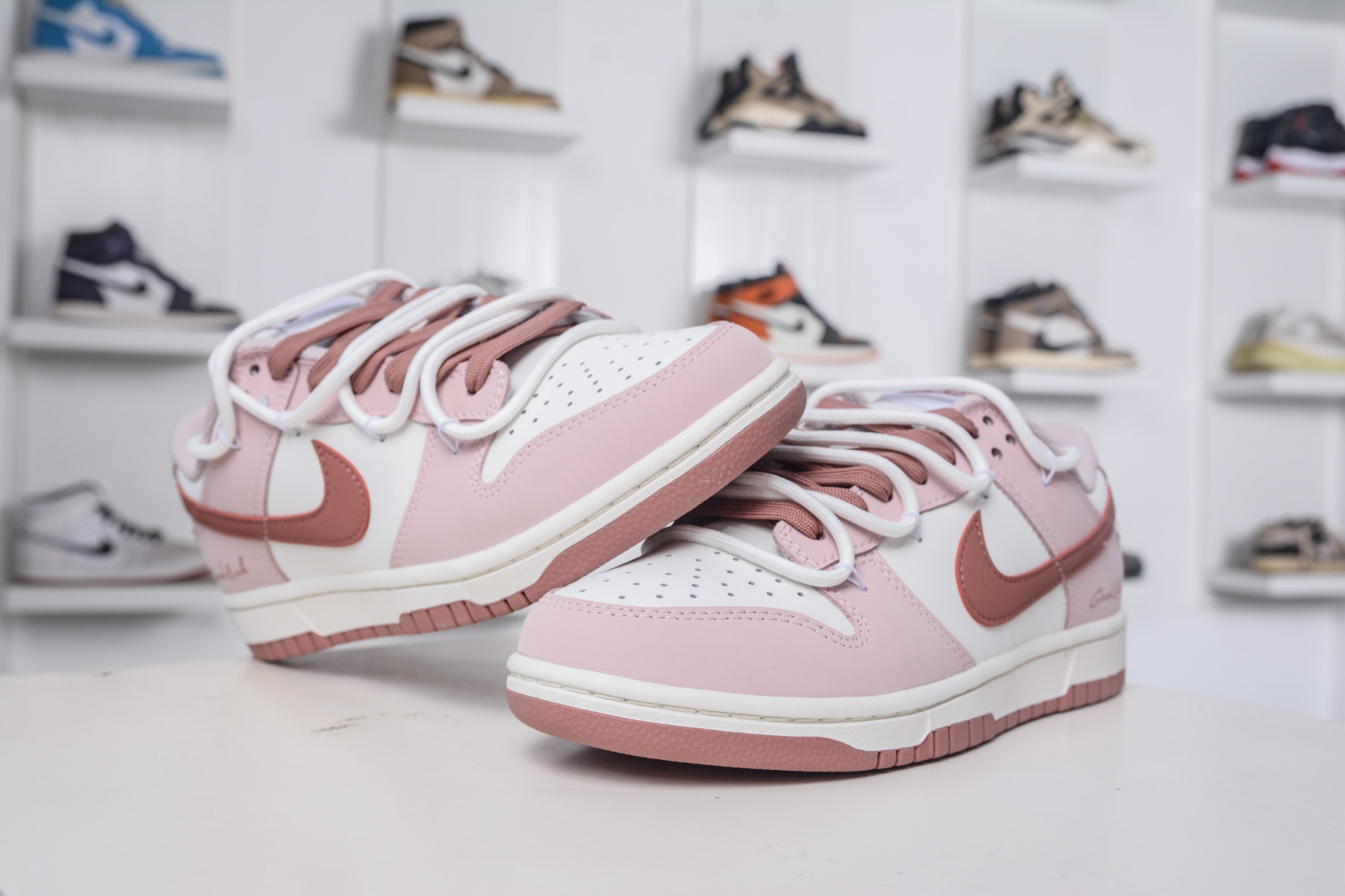 Nike Dunk Low 'Good Luck' Women's Shoes Rose Whisper White PC0528-105 4 cmp i1759601822003 2649 0 3