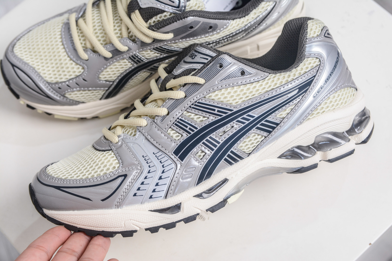 ASICS Gel-Kayano 14 Cream Denim Blue Running Shoes - Lightweight & Cushioning 8 cmp i1759603010037 6446 0 6