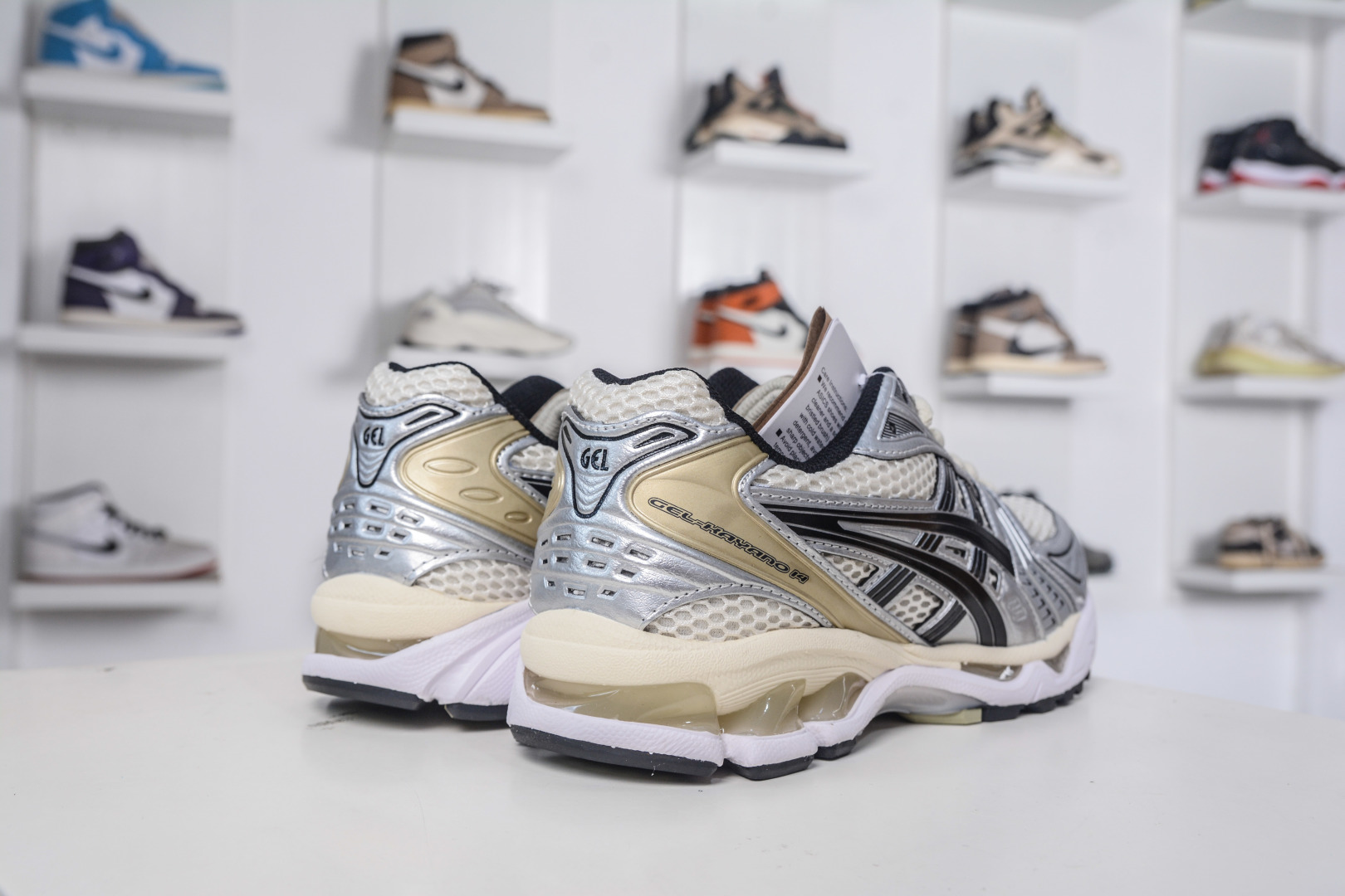 Asics Gel-Kayano 14 Cream Denim Blue Lightweight Cushioned Running Shoes 6 cmp i1759603078915 6955 0 5
