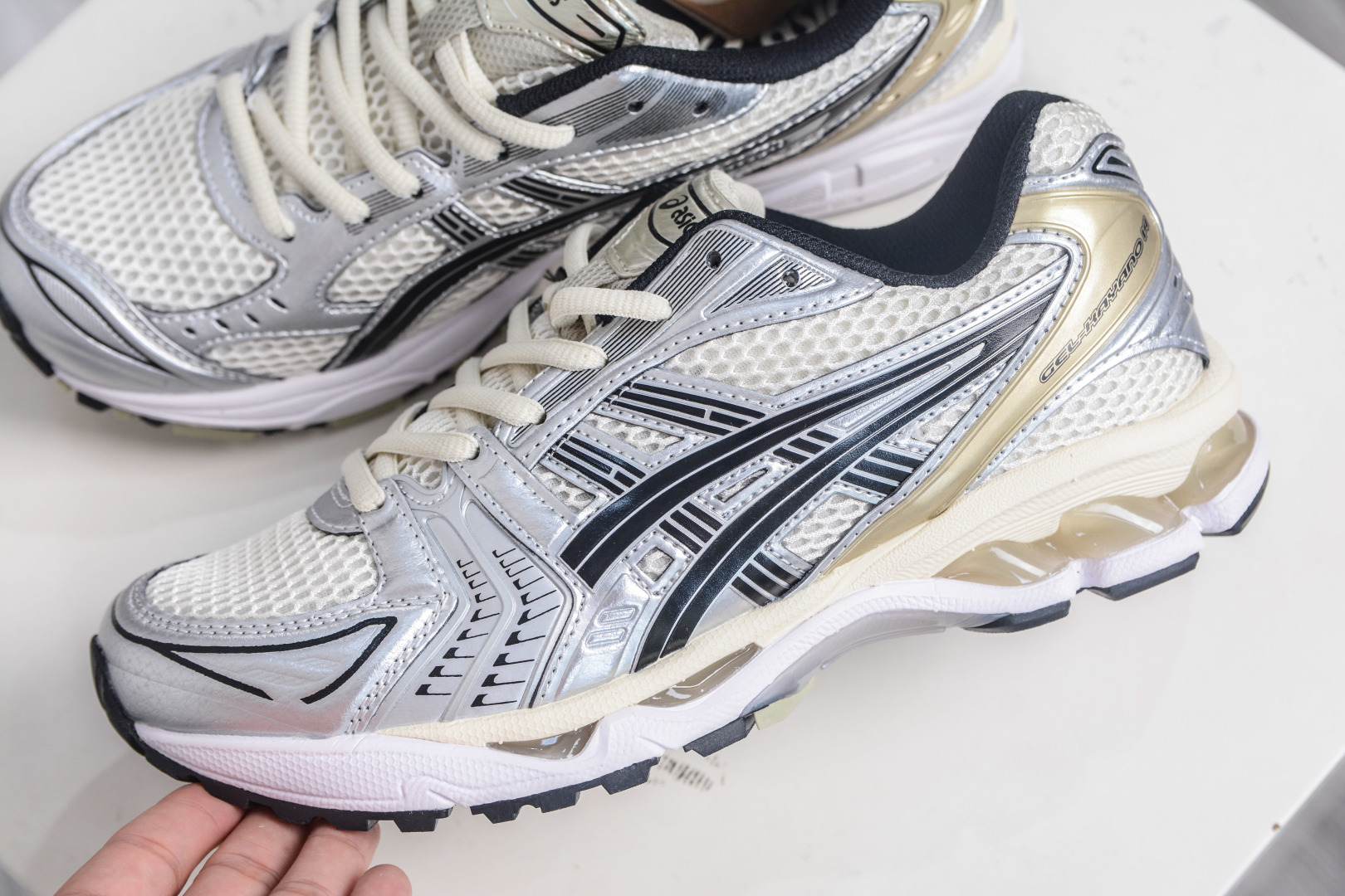 Asics Gel-Kayano 14 Cream Denim Blue Lightweight Cushioned Running Shoes 7 cmp i1759603078977 4453 0 6