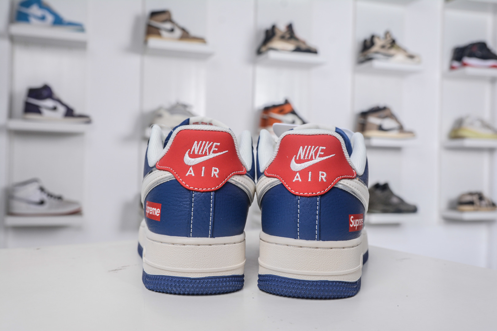 260 Nike Air Force 1 Low 07 x Supreme SUP联名-白灰蓝 XD2588-602