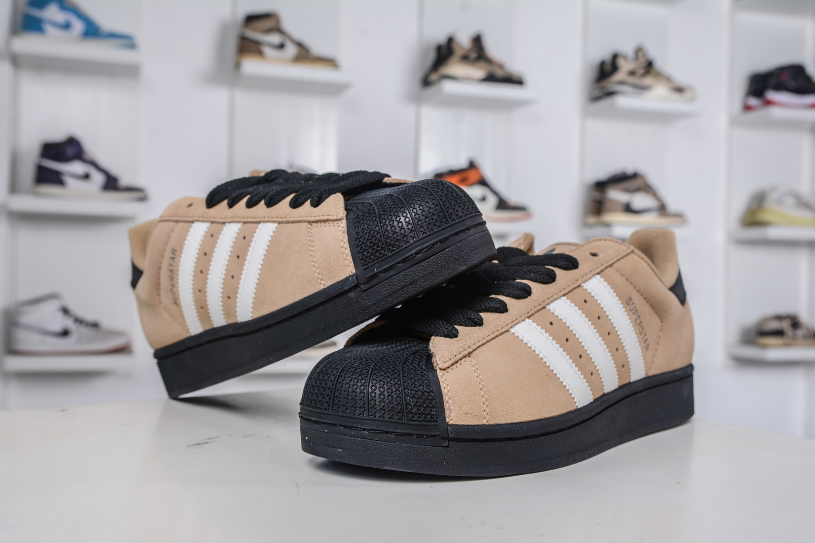 150 AD Originals Superstar 2 贝壳头 棕白 JQ3221