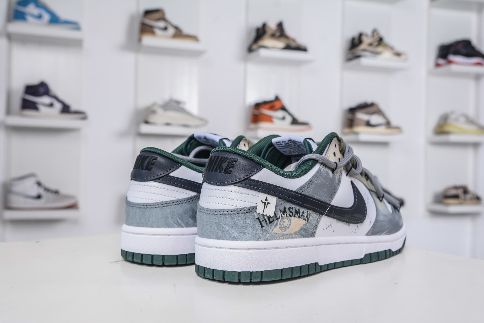 270 Nike Dunk Low 氧化车间 墨绿色 此款以氧化车间为灵感白灰绿的层次渐变 DV0833-111-Chinese UA Cheap High Quatity Brand Clothes Bags handbags Sneakers wholesale wholesaler seller from China Factory suppliers Fashion Clothing Shoes best Quality Beautiful Price 270 Nike Dunk Low 氧化车间 墨绿色 此款以氧化车间为灵感白灰绿的层次渐变 DV0833-111