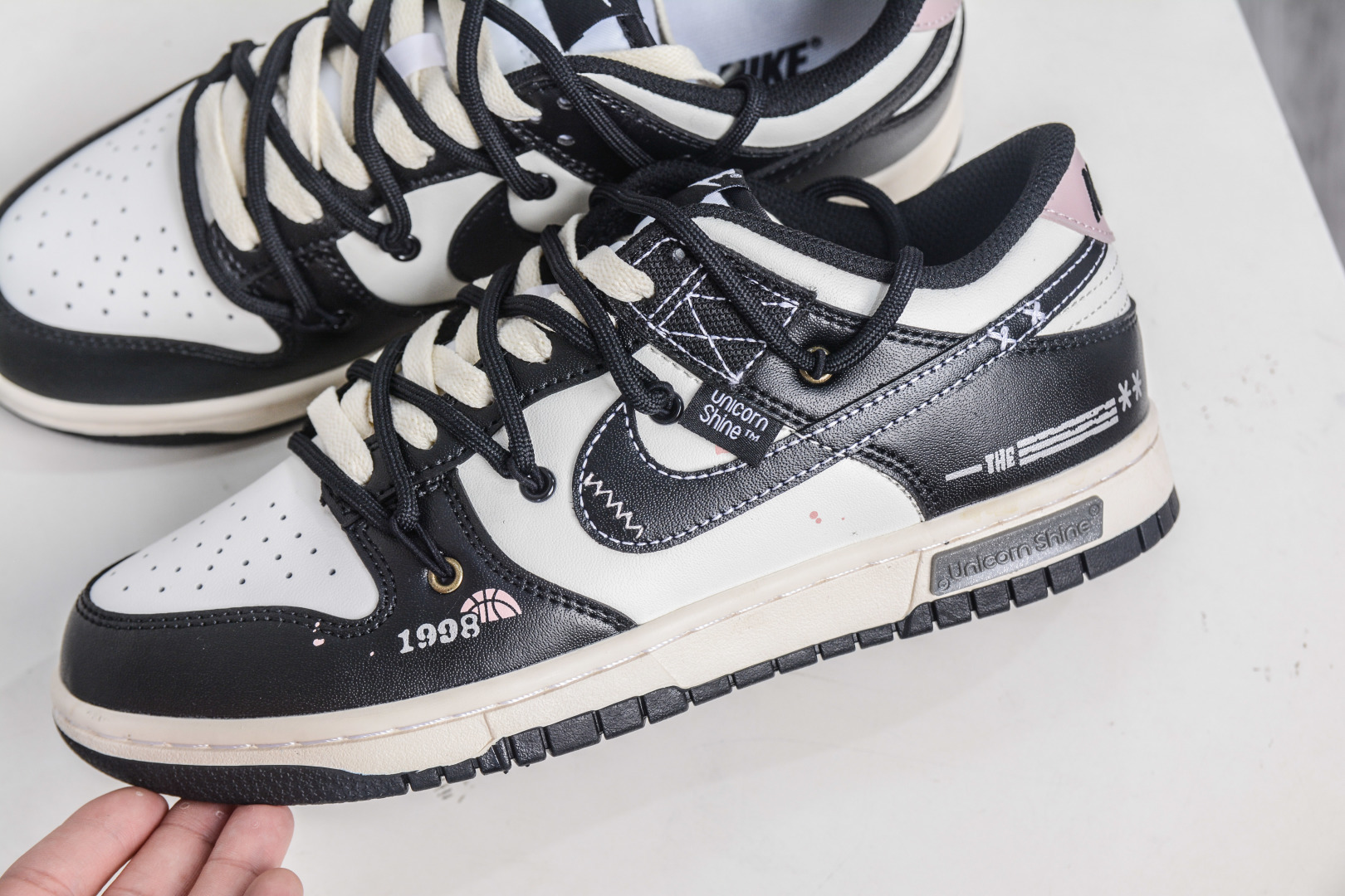 220 Nike SB Dunk Low Unicorn Shine联名 解构绑带 DD1391-100