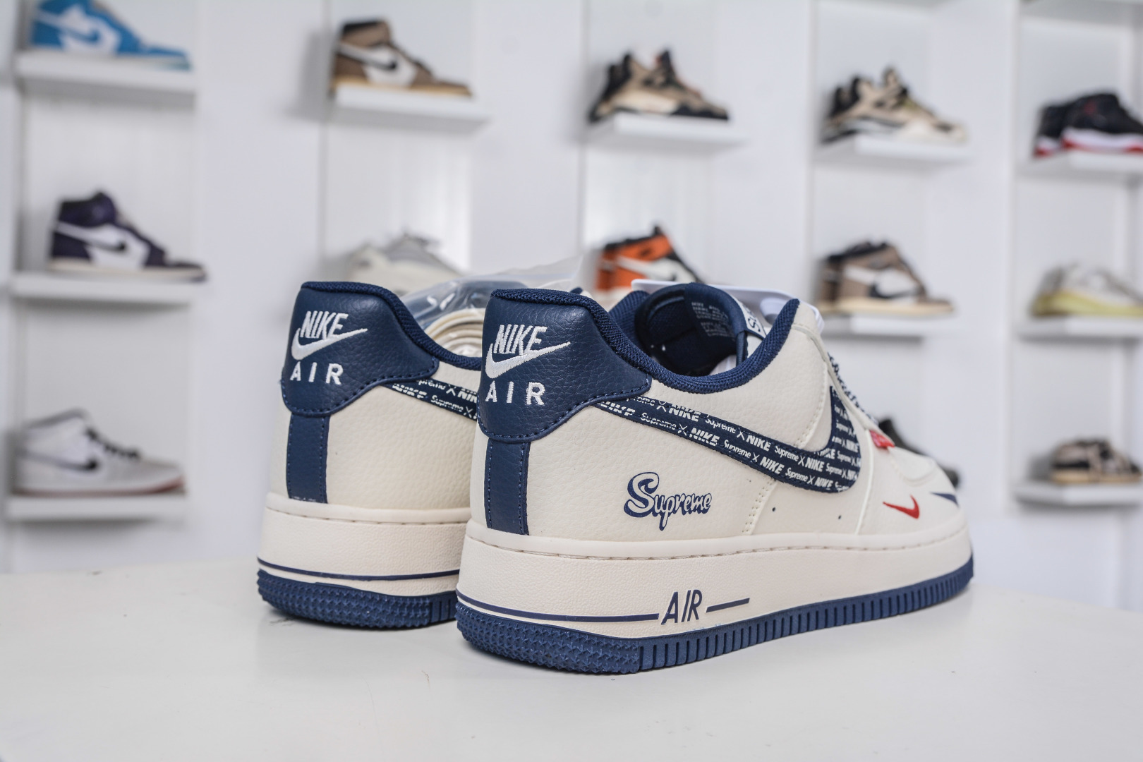 260 Nike Air Force 1 Low 07 x Supreme SUP联名-白蓝 XD2588-609