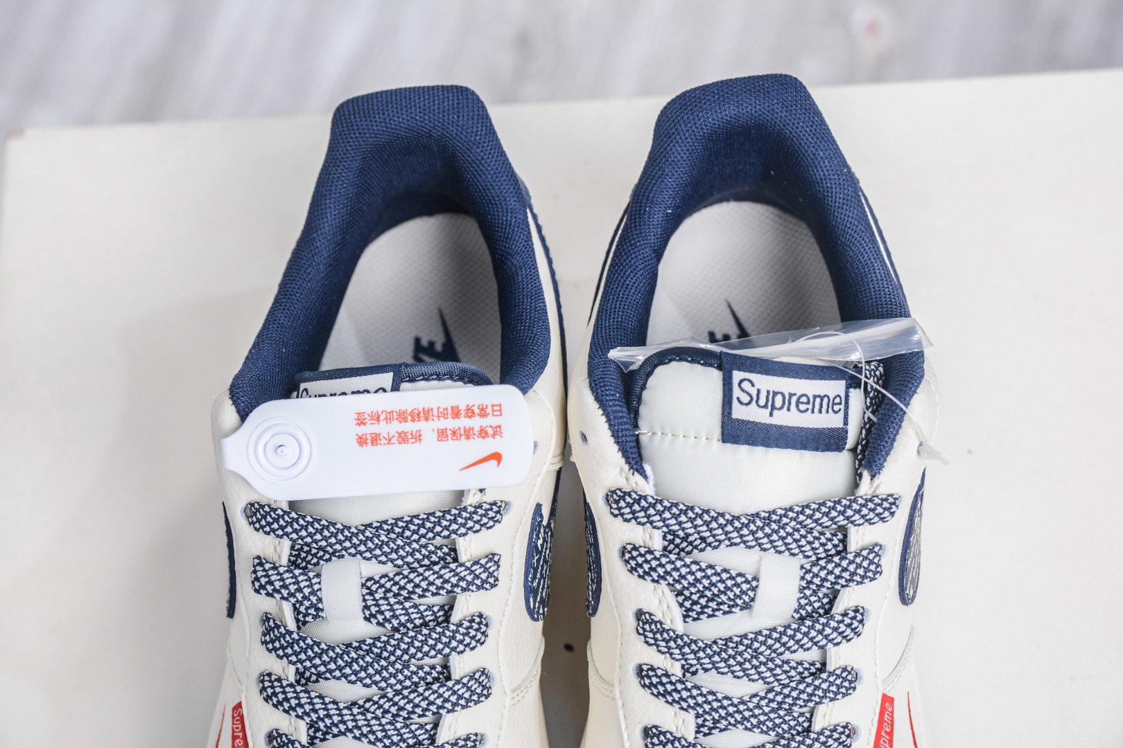 260 Nike Air Force 1 Low 07 x Supreme SUP联名-白蓝 XD2588-609