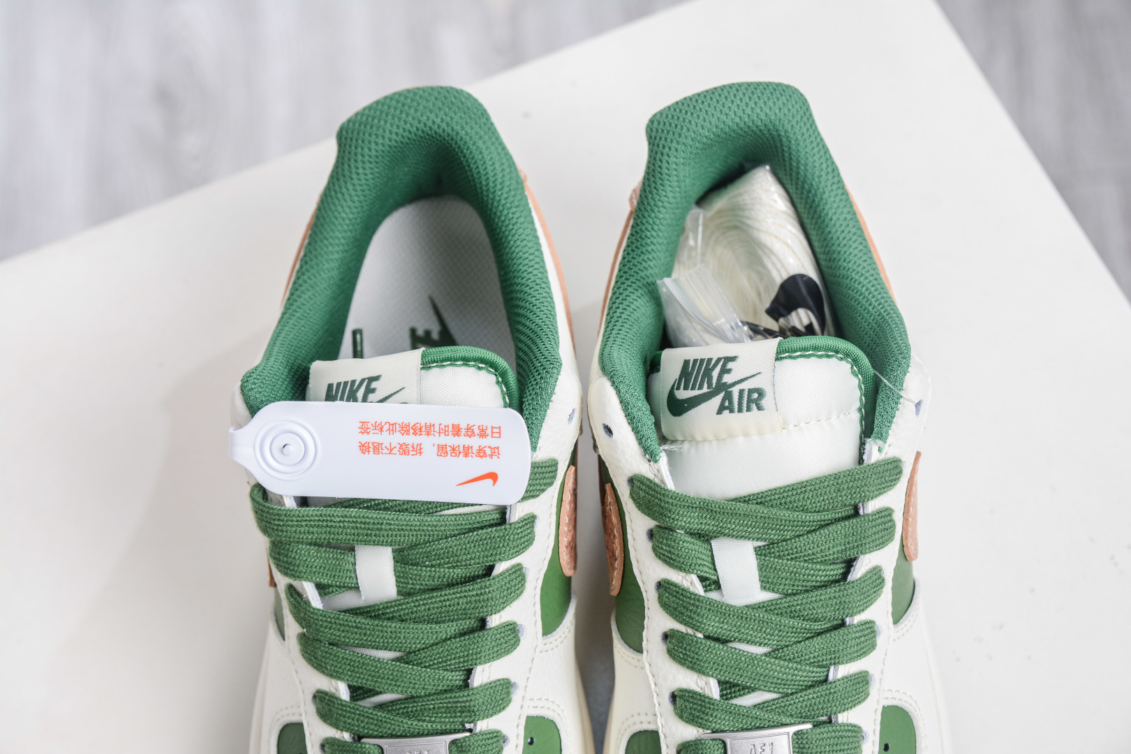 260 Nike Air Force 1 Low 07 x STONE TSLAND 石头岛联名-白绿棕 JP8028-010