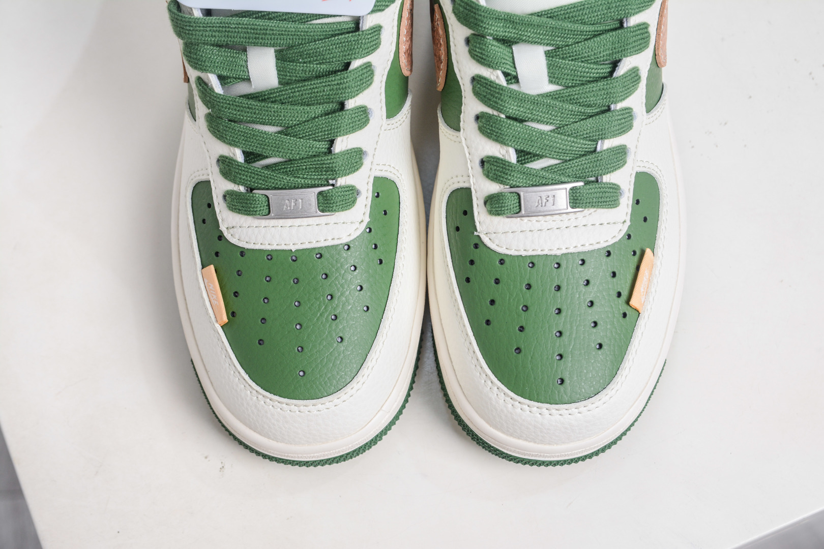 260 Nike Air Force 1 Low 07 x STONE TSLAND 石头岛联名-白绿棕 JP8028-010