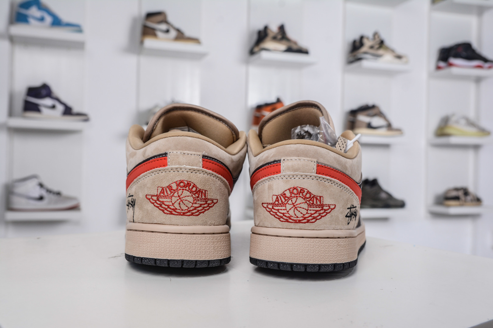 Air Jordan 1 Retro Low x Stussy Collab - Retro Wheat Custom Colorway 3 cmp i1760033068899 5748 0 1