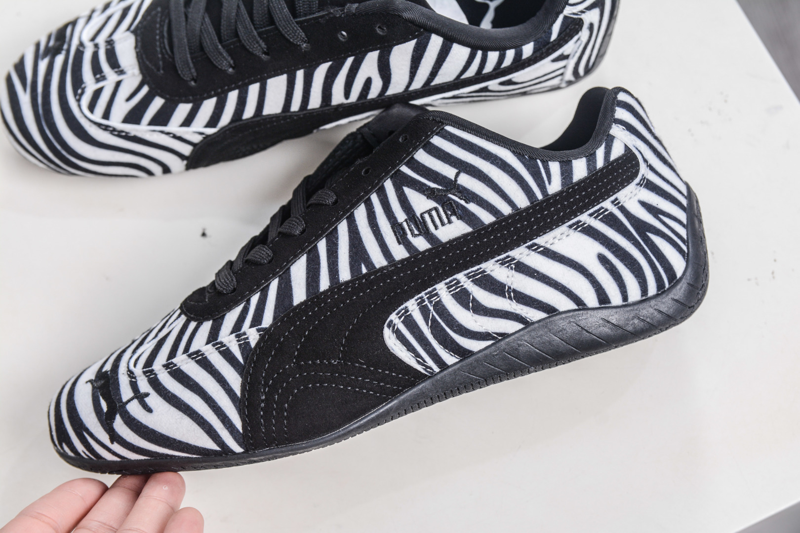 Puma Speedcat OG Sparco Zebra Print Sneakers - Retro Racing Shoes 8 cmp i1760118969885 8442 0 6