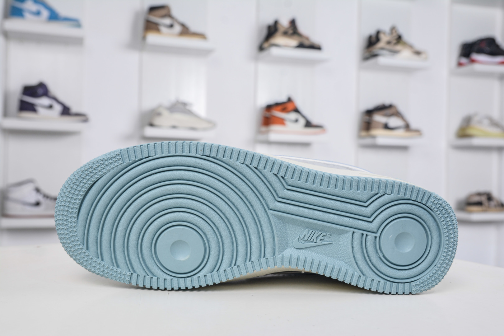 Gucci x Nike Air Force 1 Low Grey Blue Custom Sneakers Designer Shoes 5 cmp i1760119258061 4838 0 4