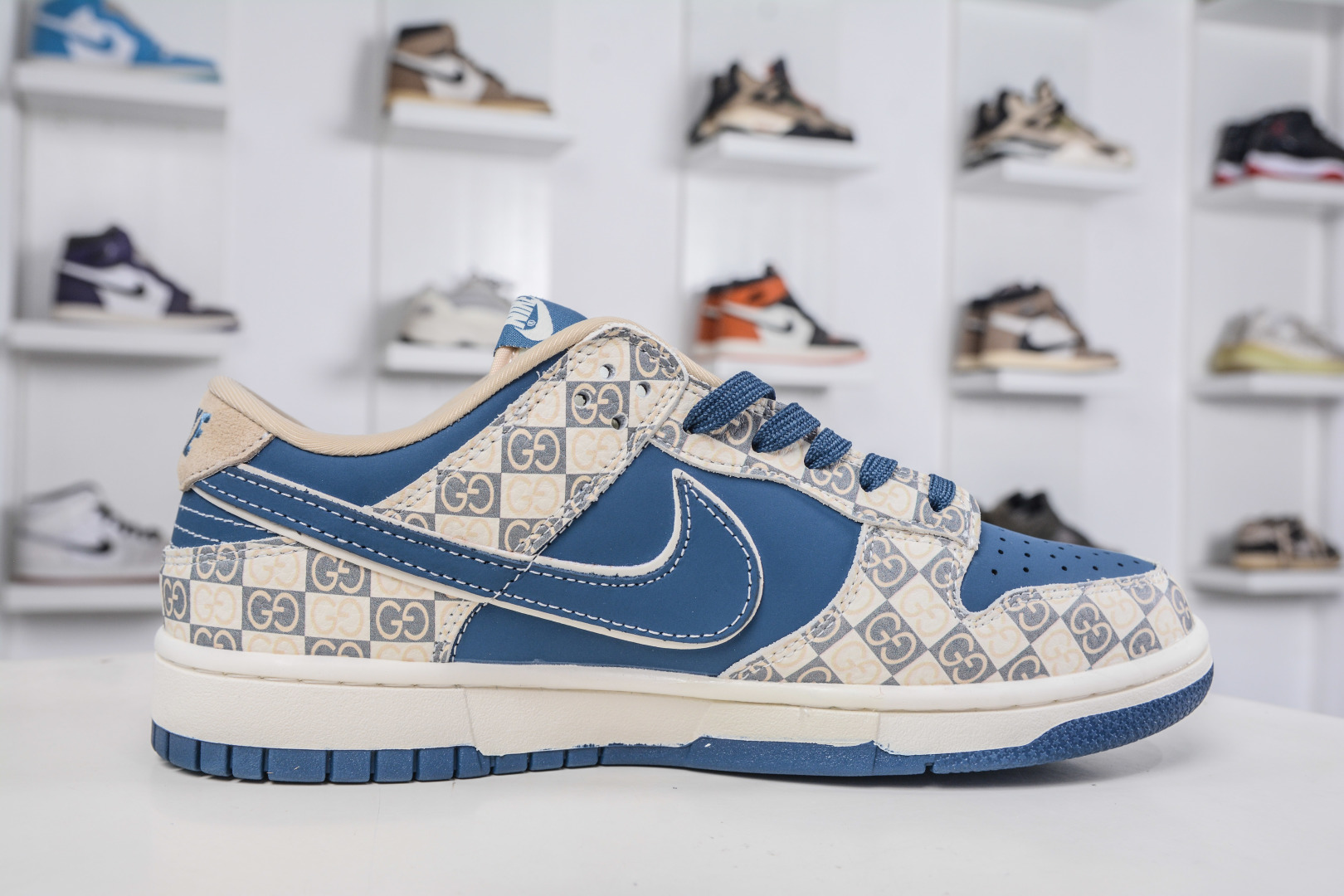 Nike SB Dunk Low x Gucci Collab - Khaki Blue Pattern, Premium Quality Sneakers 3 cmp i1760119331805 5849 0 2