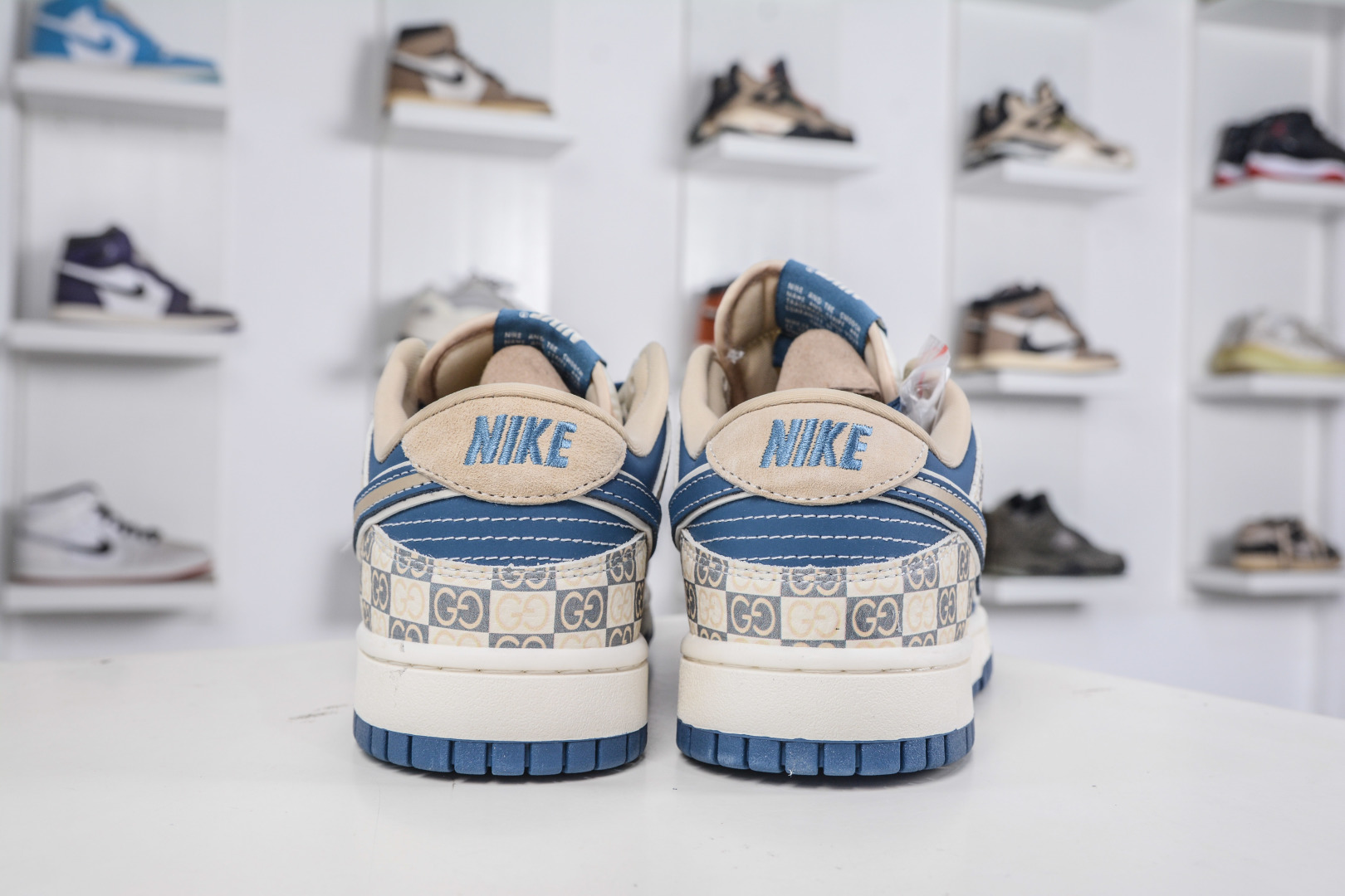 Nike SB Dunk Low x Gucci Collab - Khaki Blue Pattern, Premium Quality Sneakers 2 cmp i1760119332944 7445 0 1