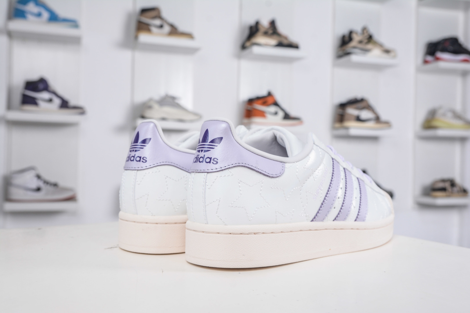 Adidas Originals Superstar 2 White/Purple Leather Women's Shoes (JR6984) 7 cmp i1760119705790 623 0 5