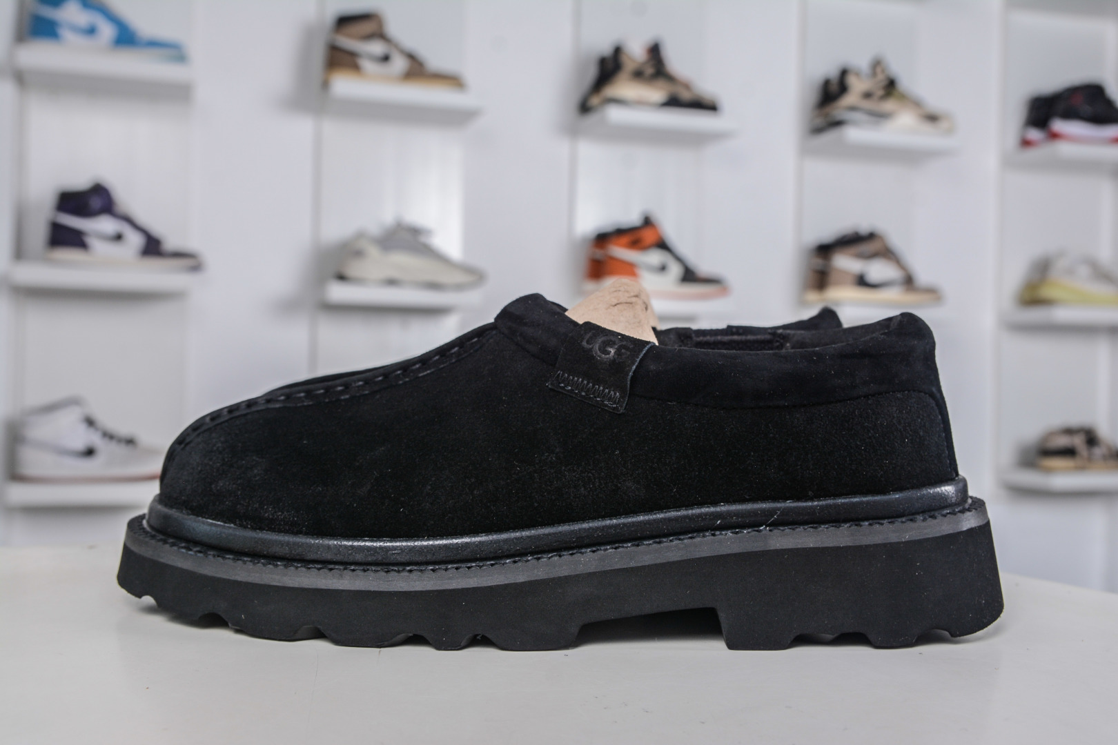 UGG Tasman Lug Men's Shoes, Suede Upper, Breathable Lining, Slip-On Design