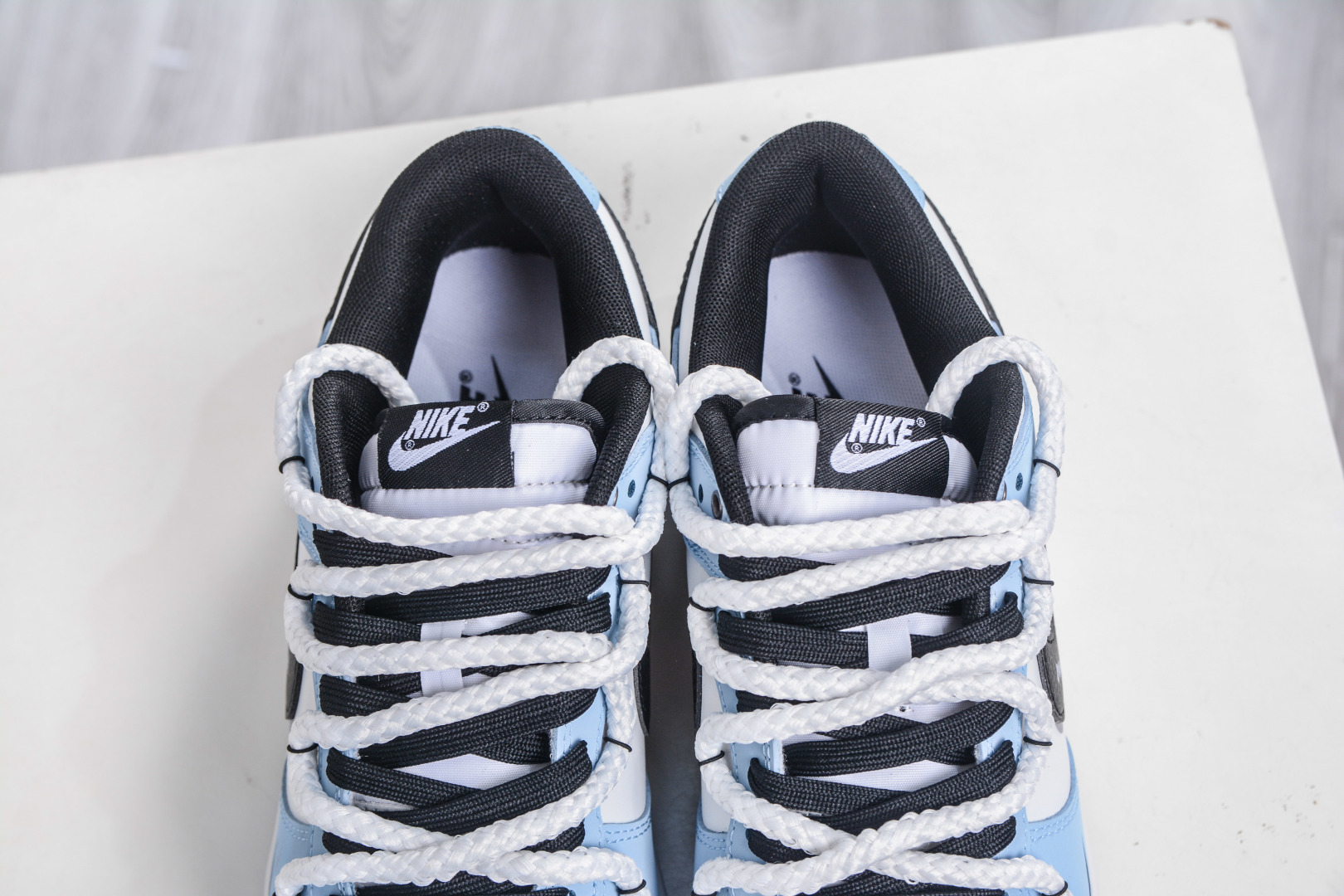 Nike Dunk Low 'Freewheeling' Light Blue & White Custom Design Sneakers 8 cmp i1760207860162 2571 0 7