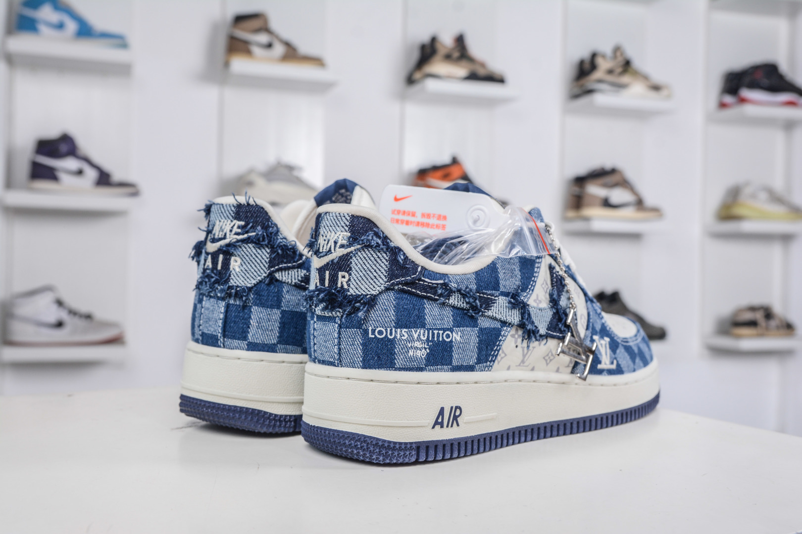 Nike Air Force 1 Low x Louis Vuitton White/Blue Denim Collaboration 7 cmp i1760207984735 2120 0 5