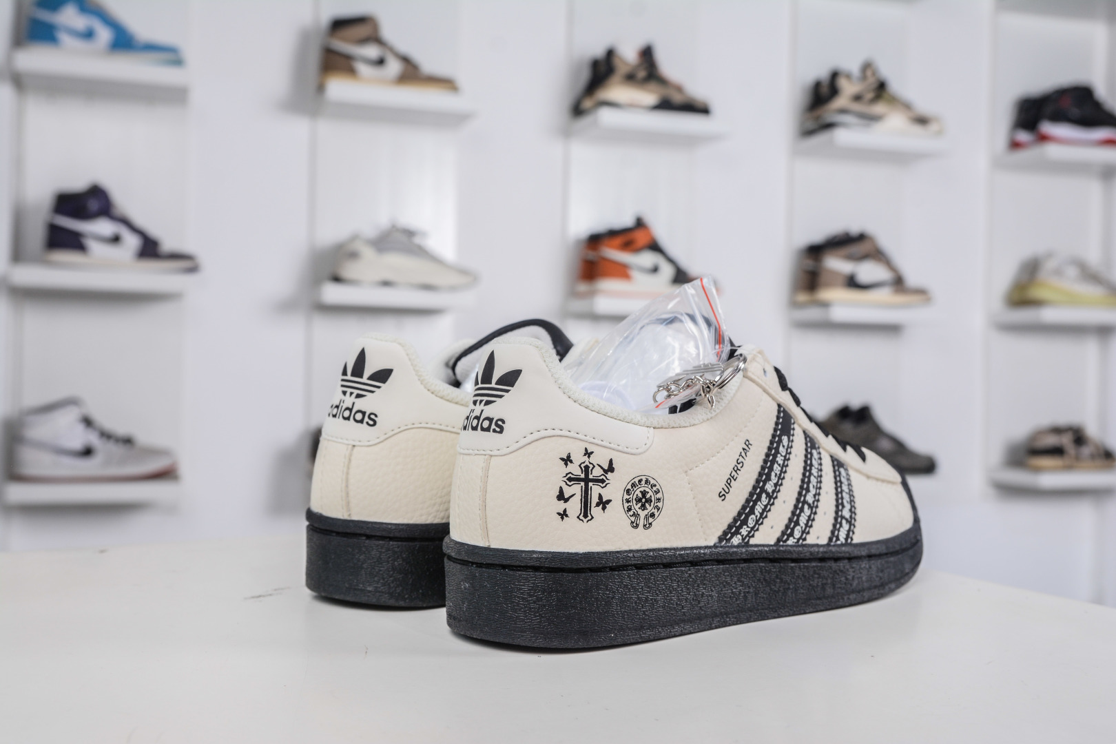 Adidas Originals Superstar x Chrome Hearts Sneakers - Classic Shell Toe Shoes 7 cmp i1760208087316 2800 0 5