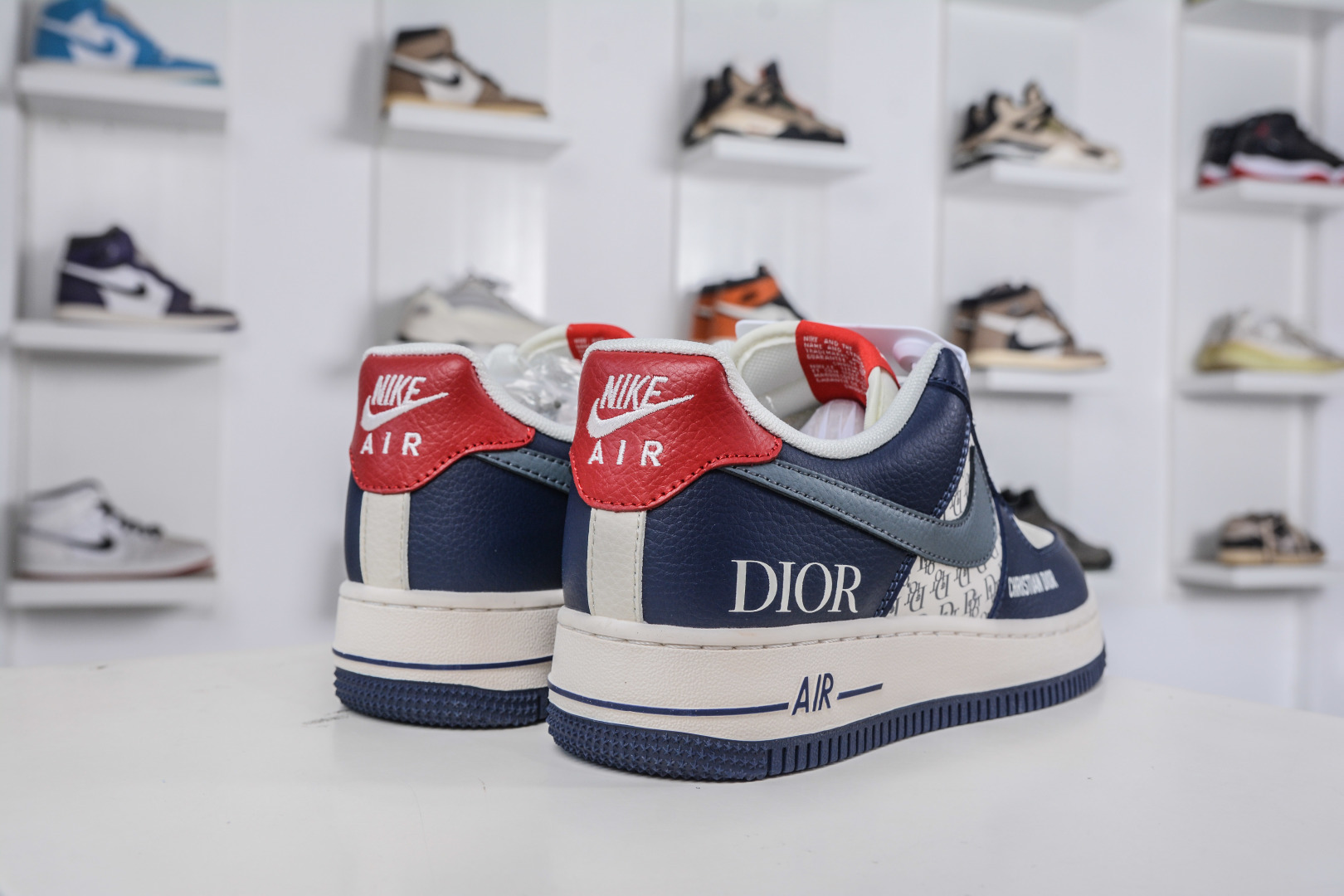 Nike Air Force 1 Low 07 x DIOR 迪奥联名-米白蓝灰钩 XD2588-603