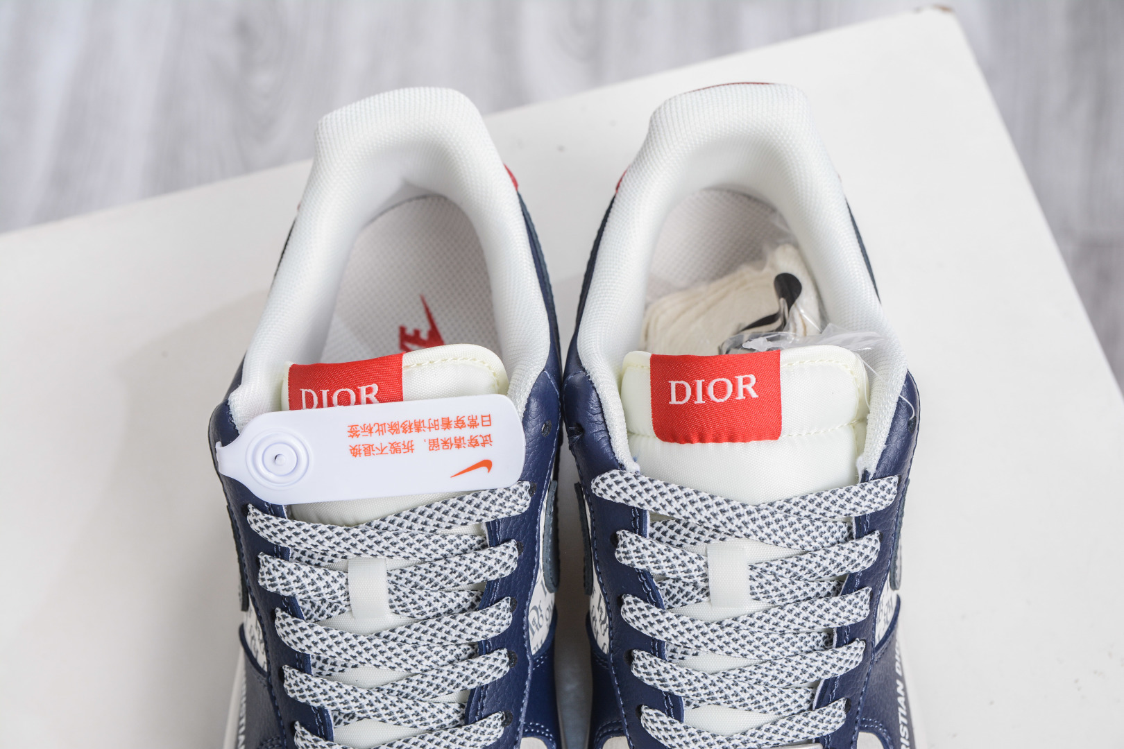 Nike Air Force 1 Low 07 x DIOR 迪奥联名-米白蓝灰钩 XD2588-603