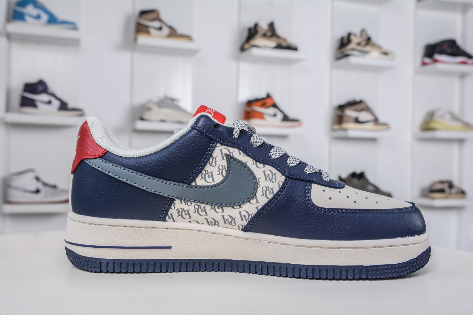 Nike Air Force 1 Low 07 x DIOR 迪奥联名-米白蓝灰钩 XD2588-603