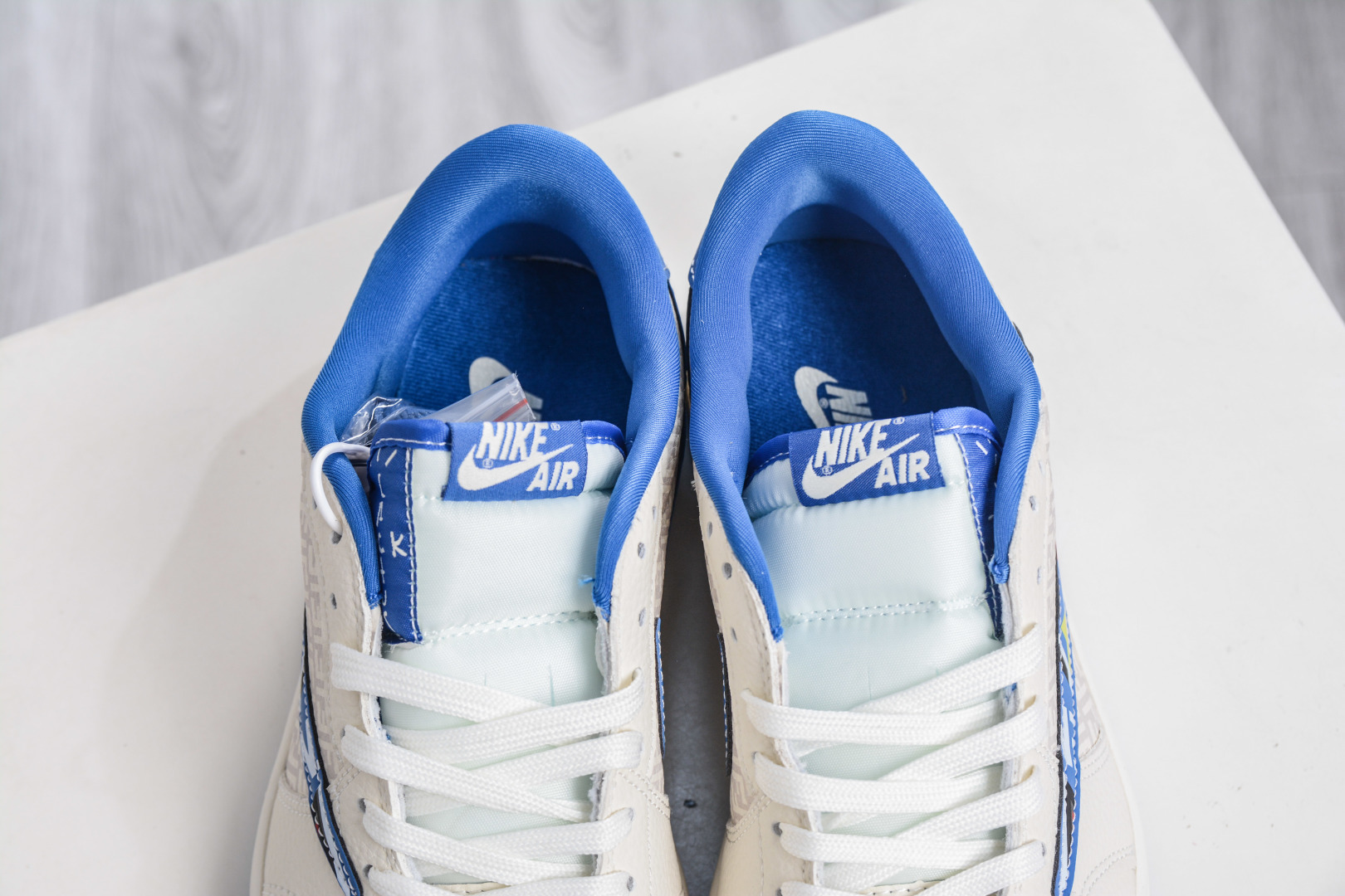 TS x Air Jordan 1 Low Fendi Collab - White/Blue, Custom, Comfortable, Stylish 9 cmp i1760292205816 9214 0 7