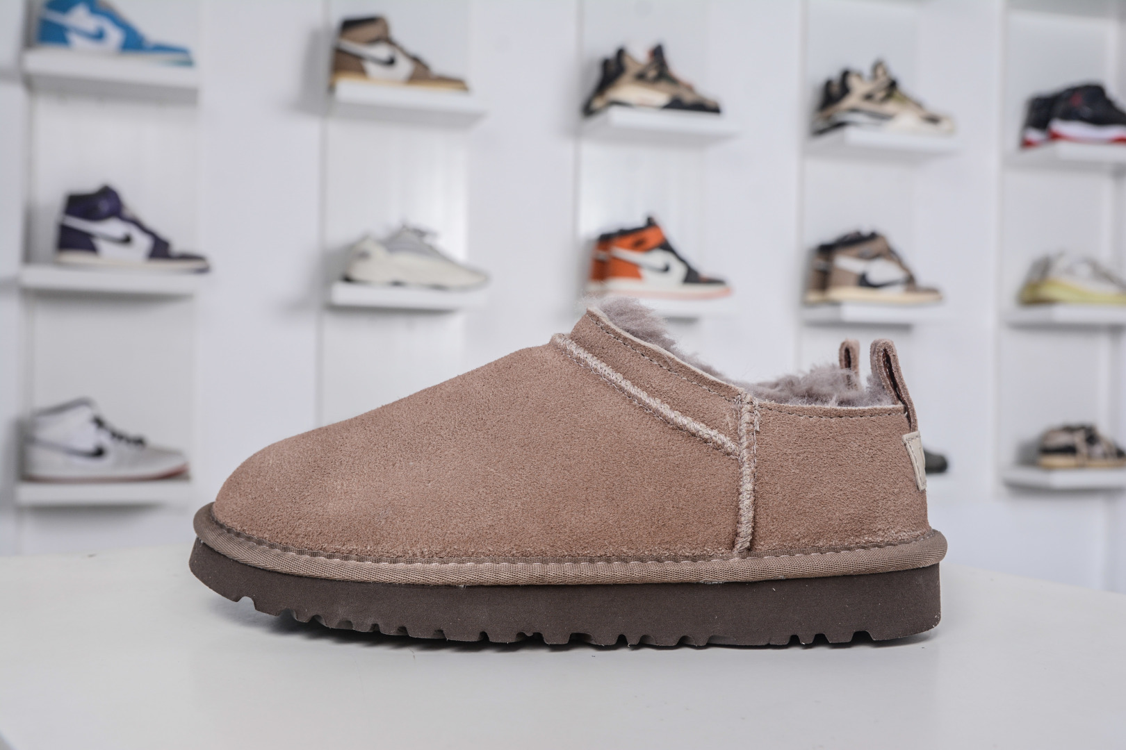 UGG Kallen Lace Low-Top Shearling Winter Snow Boots | Slip-On Style