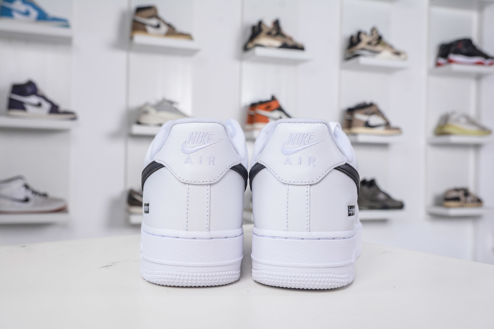 G版纯原 Supreme X NK AIR Force 1 Low 空军一号联名 白黑 CU9225-102