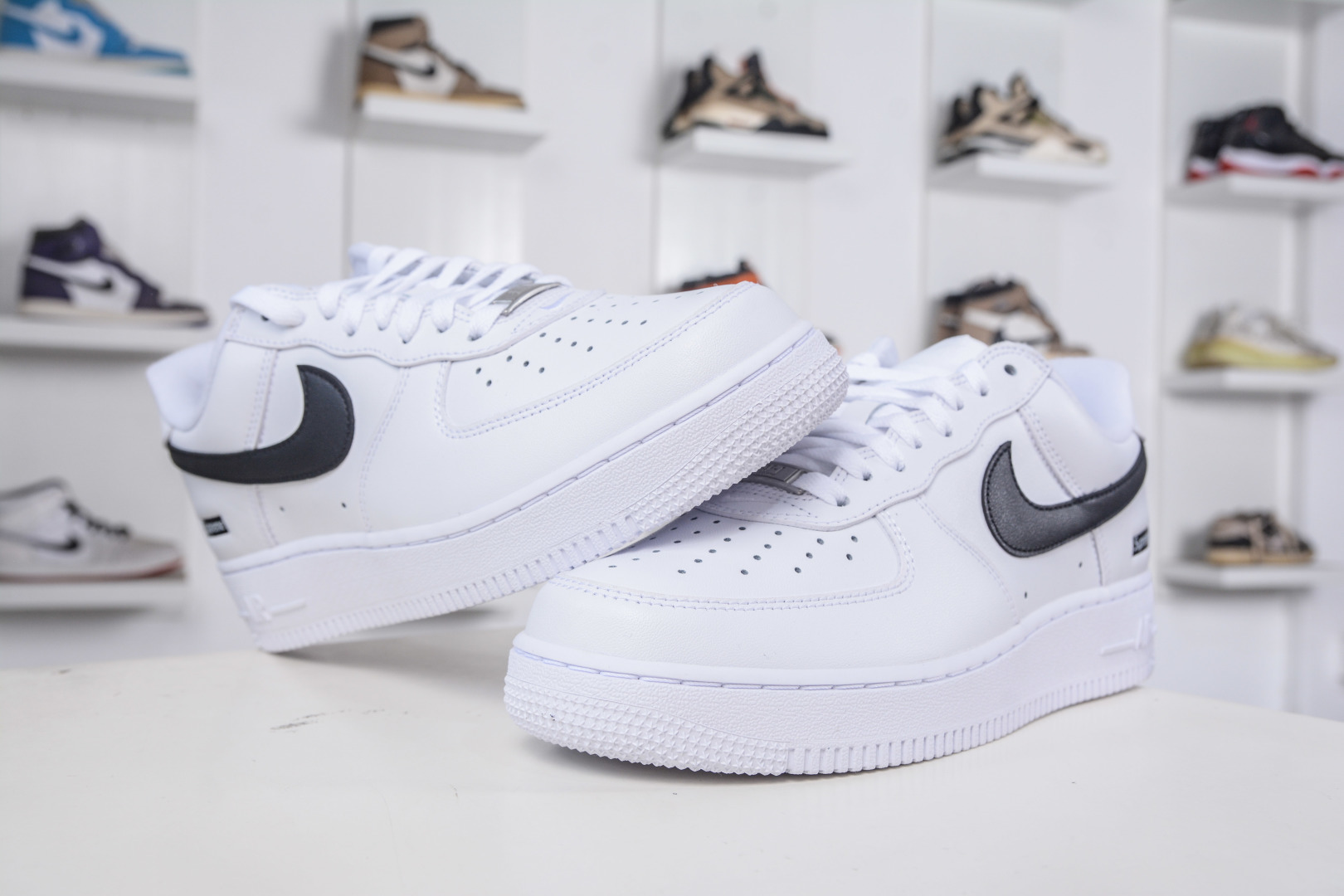 G版纯原 Supreme X NK AIR Force 1 Low 空军一号联名 白黑 CU9225-102