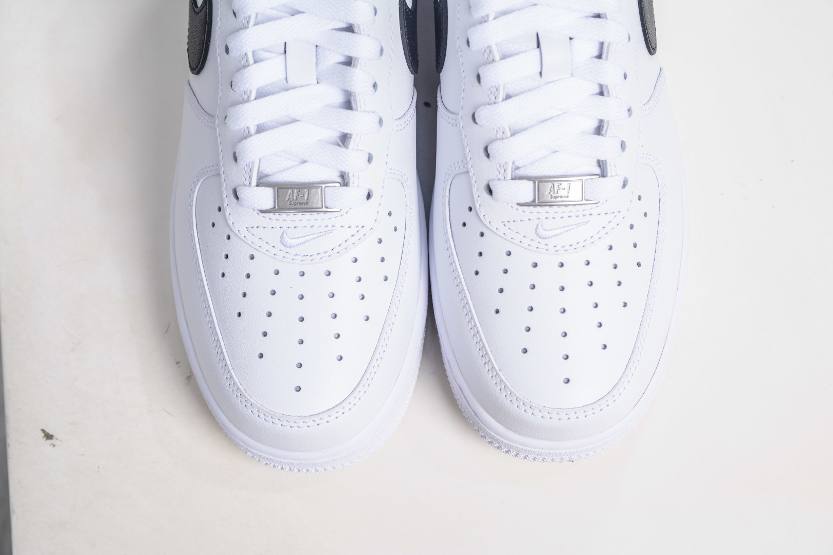 G版纯原 Supreme X NK AIR Force 1 Low 空军一号联名 白黑 CU9225-102