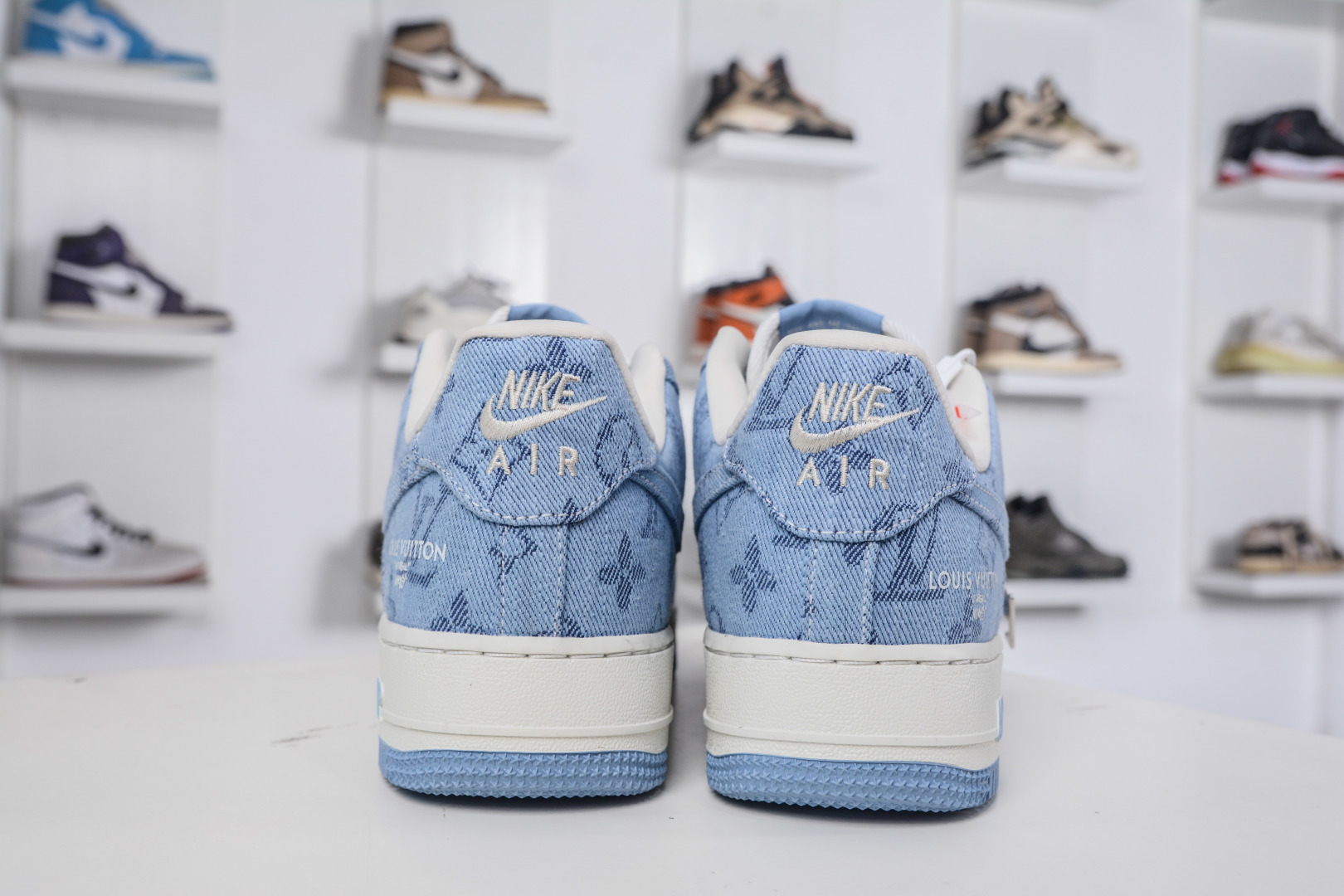 Nike Air Force 1 Low 07 x Louis Vuitton LV联名-浅蓝牛仔 YF9511-823