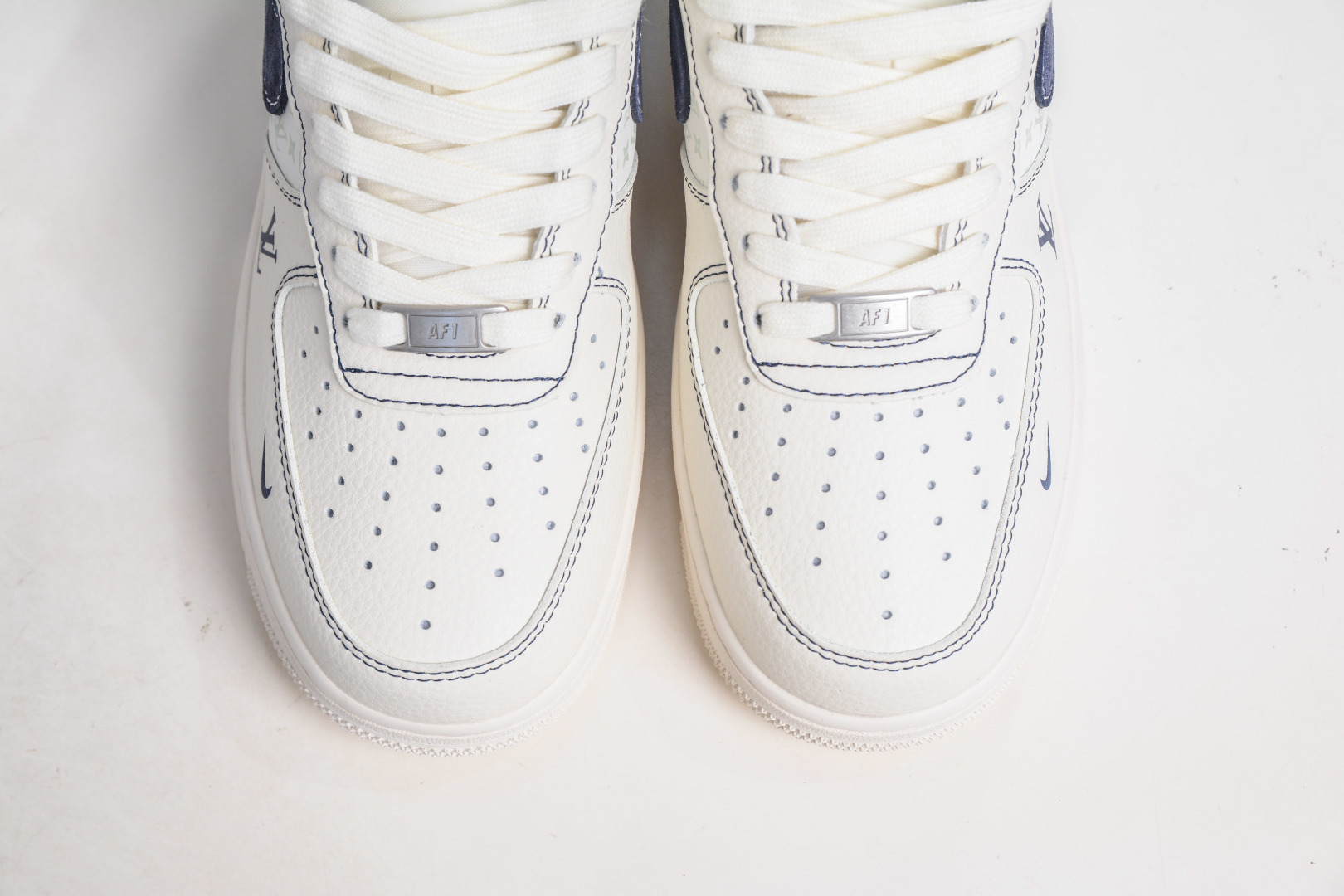 Nike Air Force 1 Low 07 x Louis Vuitton LV联名-米蓝印花 MZ9588-817