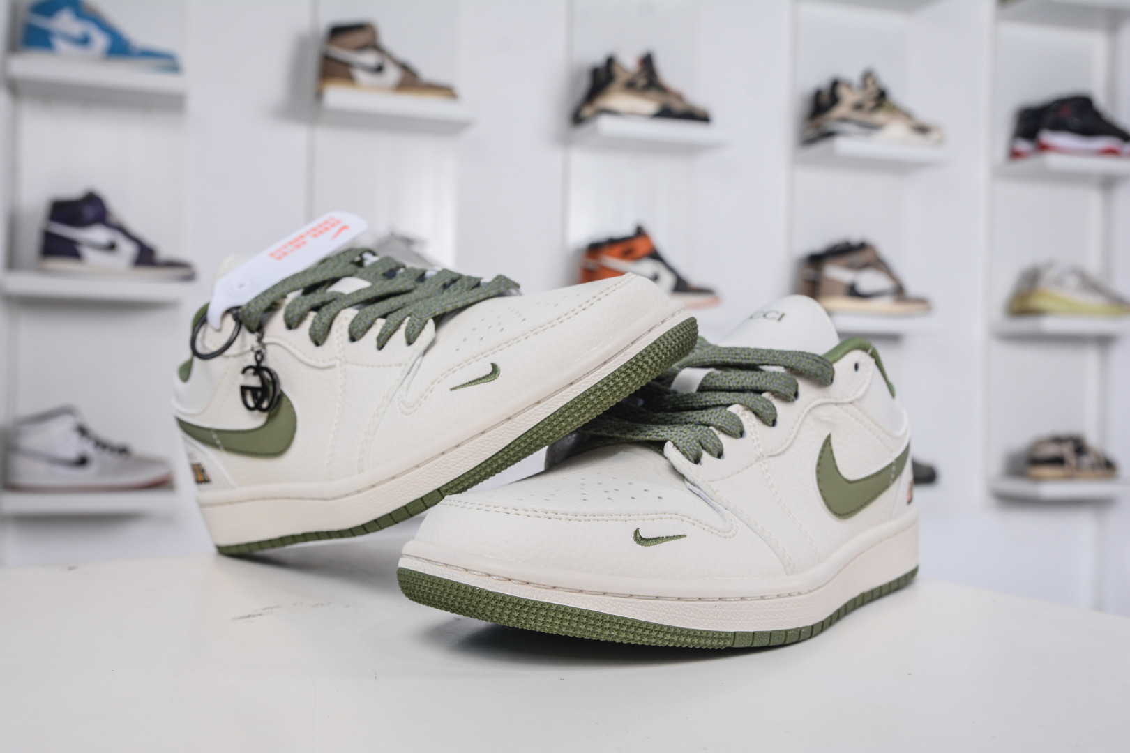 Air Jordan 1 Retro Low x GUCCI 古驰联名-白绿 XX3168-168